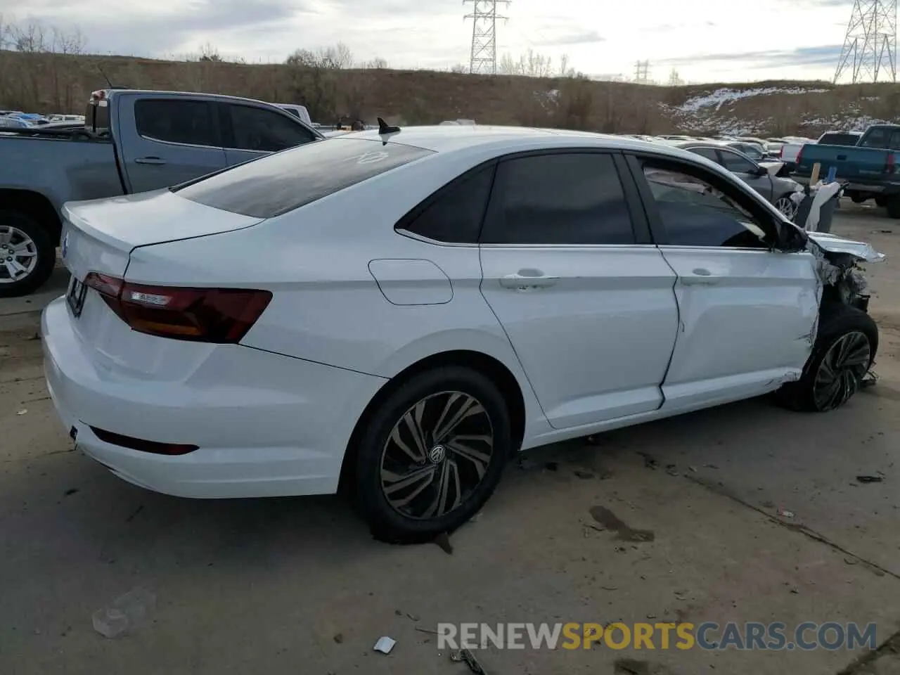 3 Photograph of a damaged car 3VWG57BU3KM216575 VOLKSWAGEN JETTA 2019