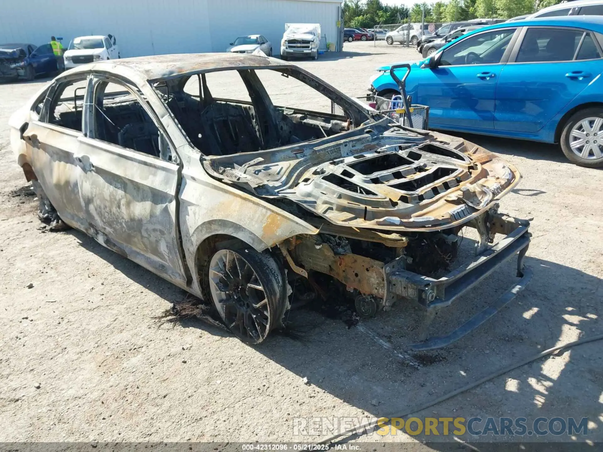 1 Photograph of a damaged car 3VWN57BU5KM046386 VOLKSWAGEN JETTA 2019