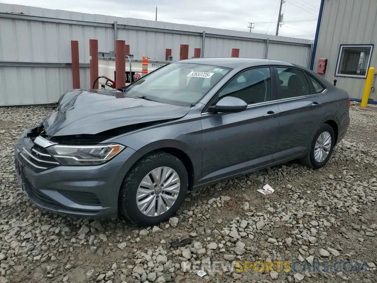 1 Photograph of a damaged car 3VWN57BU9KM251614 VOLKSWAGEN JETTA 2019