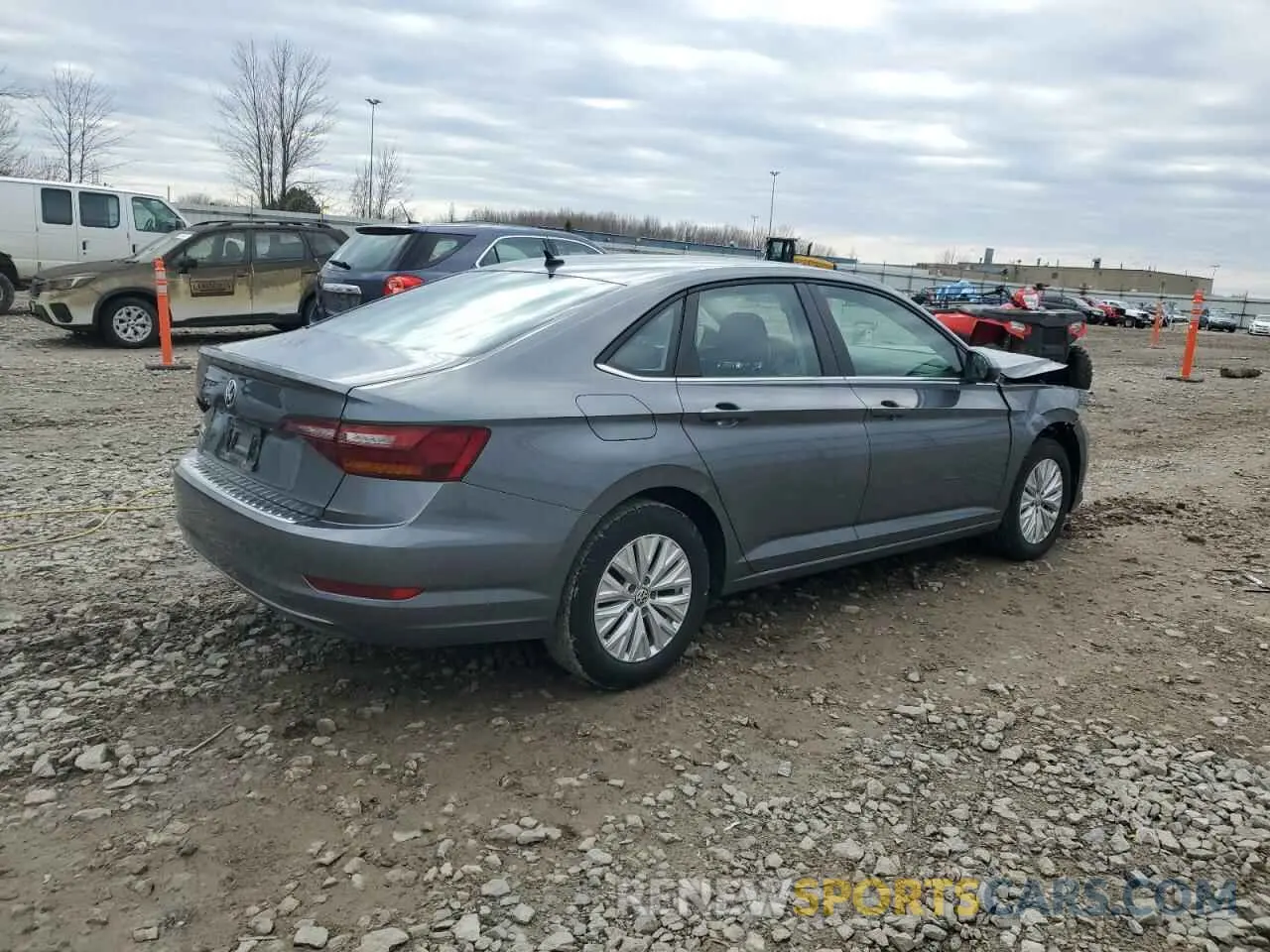 3 Photograph of a damaged car 3VWN57BU9KM251614 VOLKSWAGEN JETTA 2019