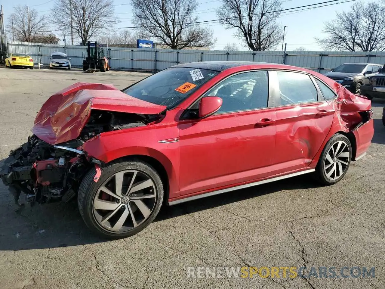 1 Photograph of a damaged car 3VW5T7BU0LM036422 VOLKSWAGEN JETTA 2020