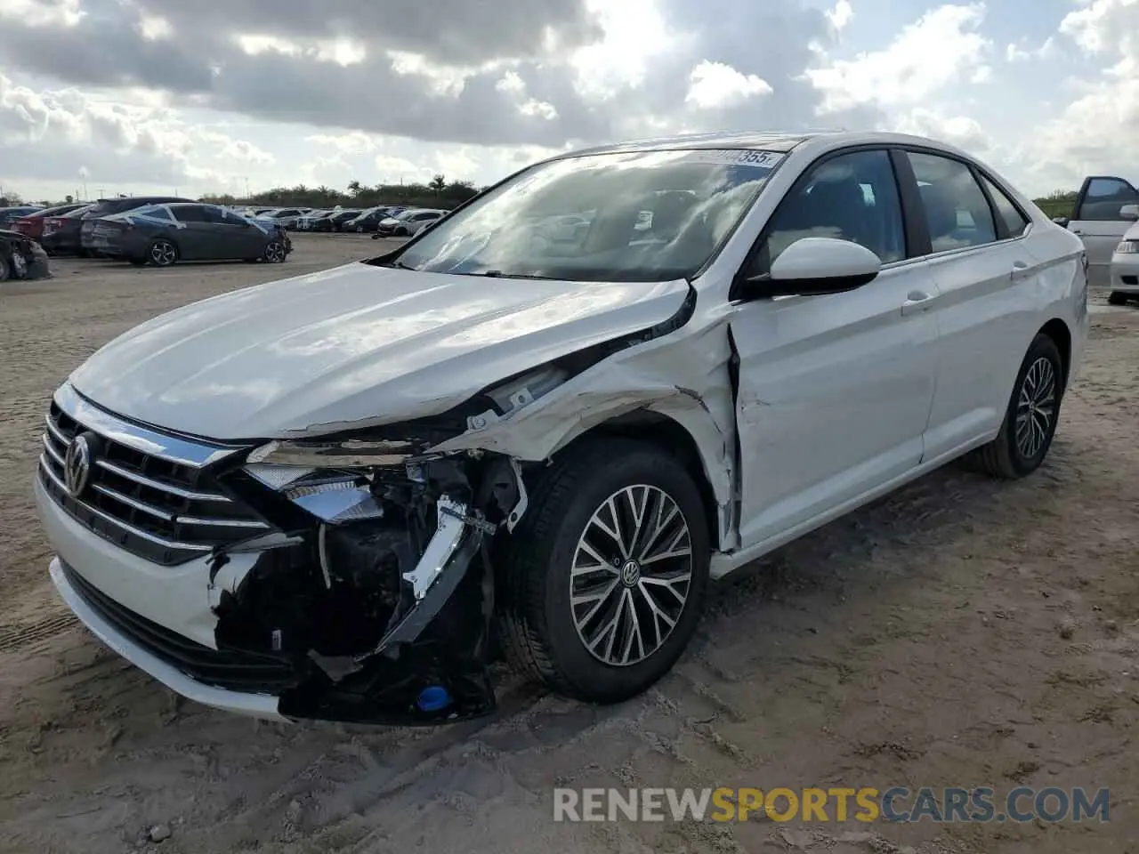 1 Photograph of a damaged car 3VWC57BU1LM090541 VOLKSWAGEN JETTA 2020