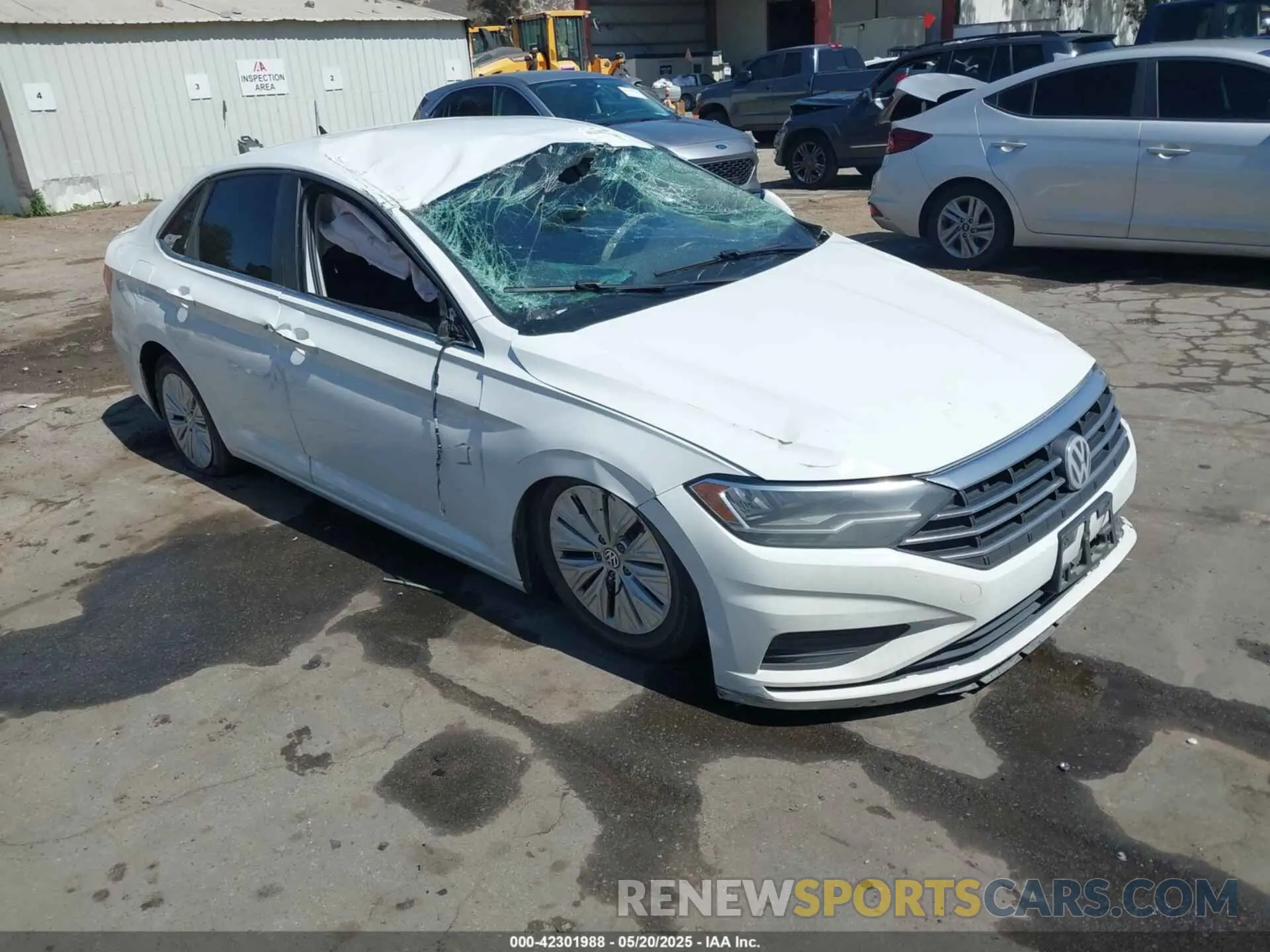 1 Photograph of a damaged car 3VWC57BU4LM102844 VOLKSWAGEN JETTA 2020