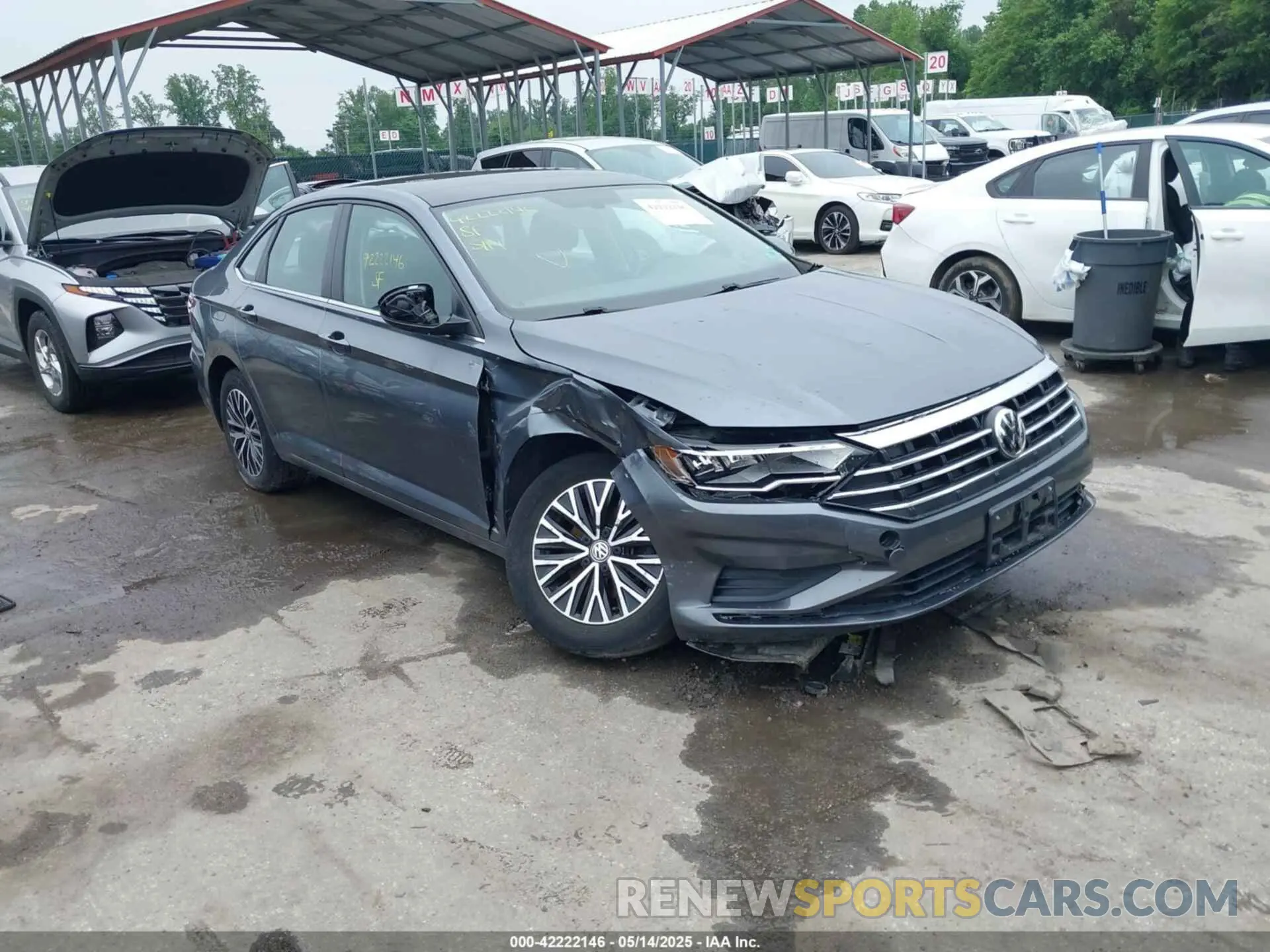 1 Photograph of a damaged car 3VWC57BU5LM097928 VOLKSWAGEN JETTA 2020