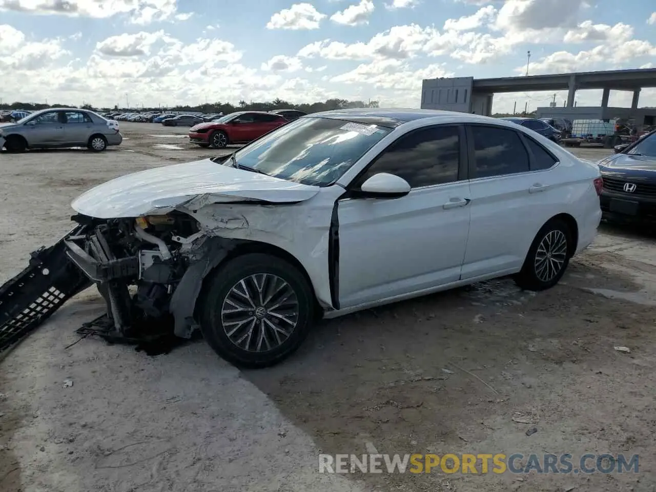 1 Photograph of a damaged car 3VWC57BU7LM092990 VOLKSWAGEN JETTA 2020