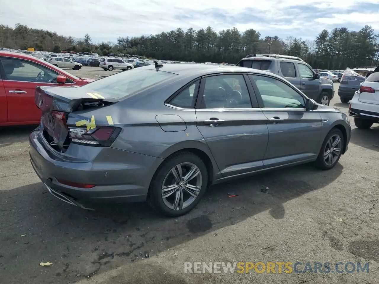3 Фотография поврежденного автомобиля 3VWCB7BU1LM016528 VOLKSWAGEN JETTA 2020