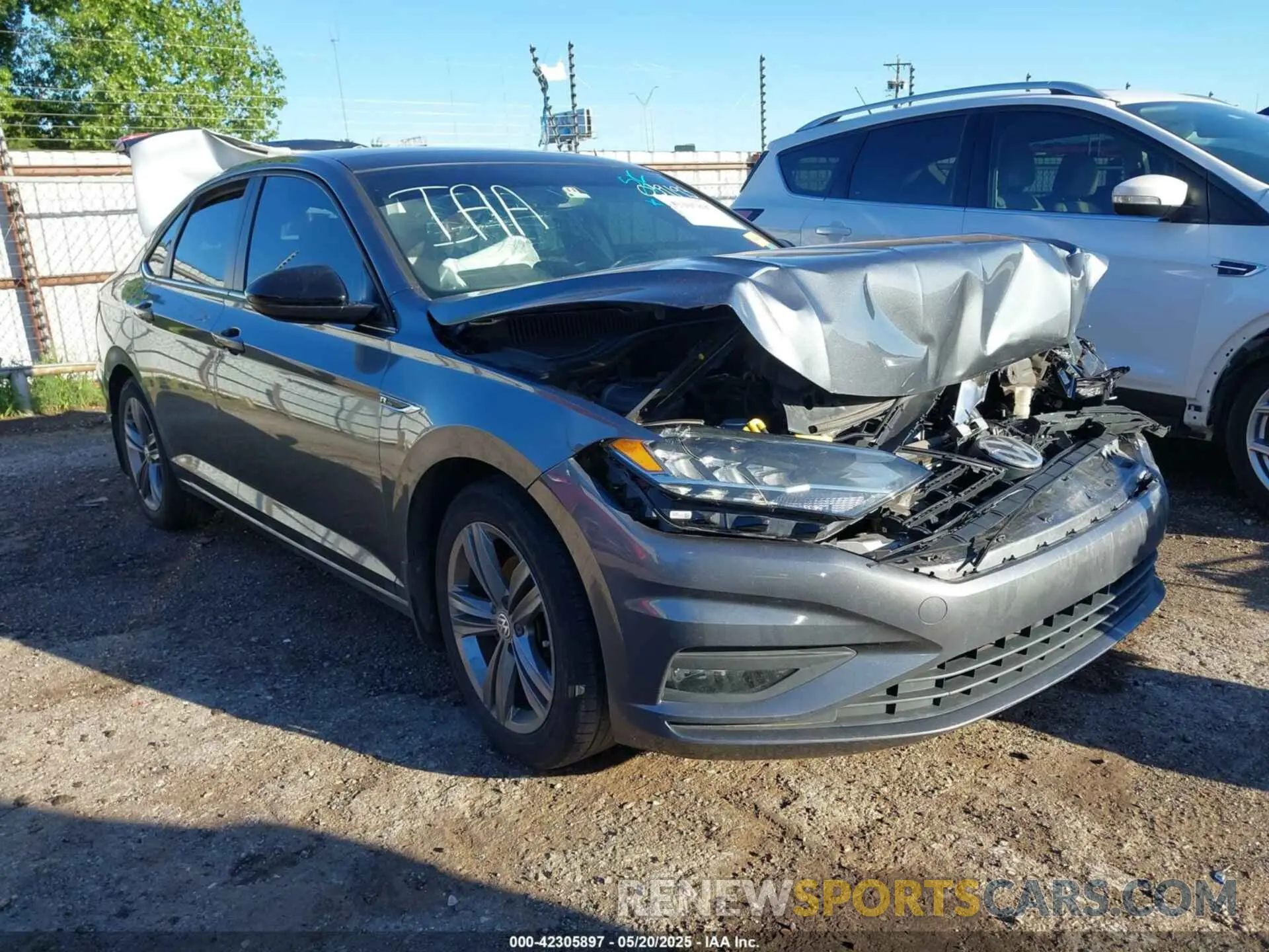 1 Photograph of a damaged car 3VWCB7BU1LM039193 VOLKSWAGEN JETTA 2020