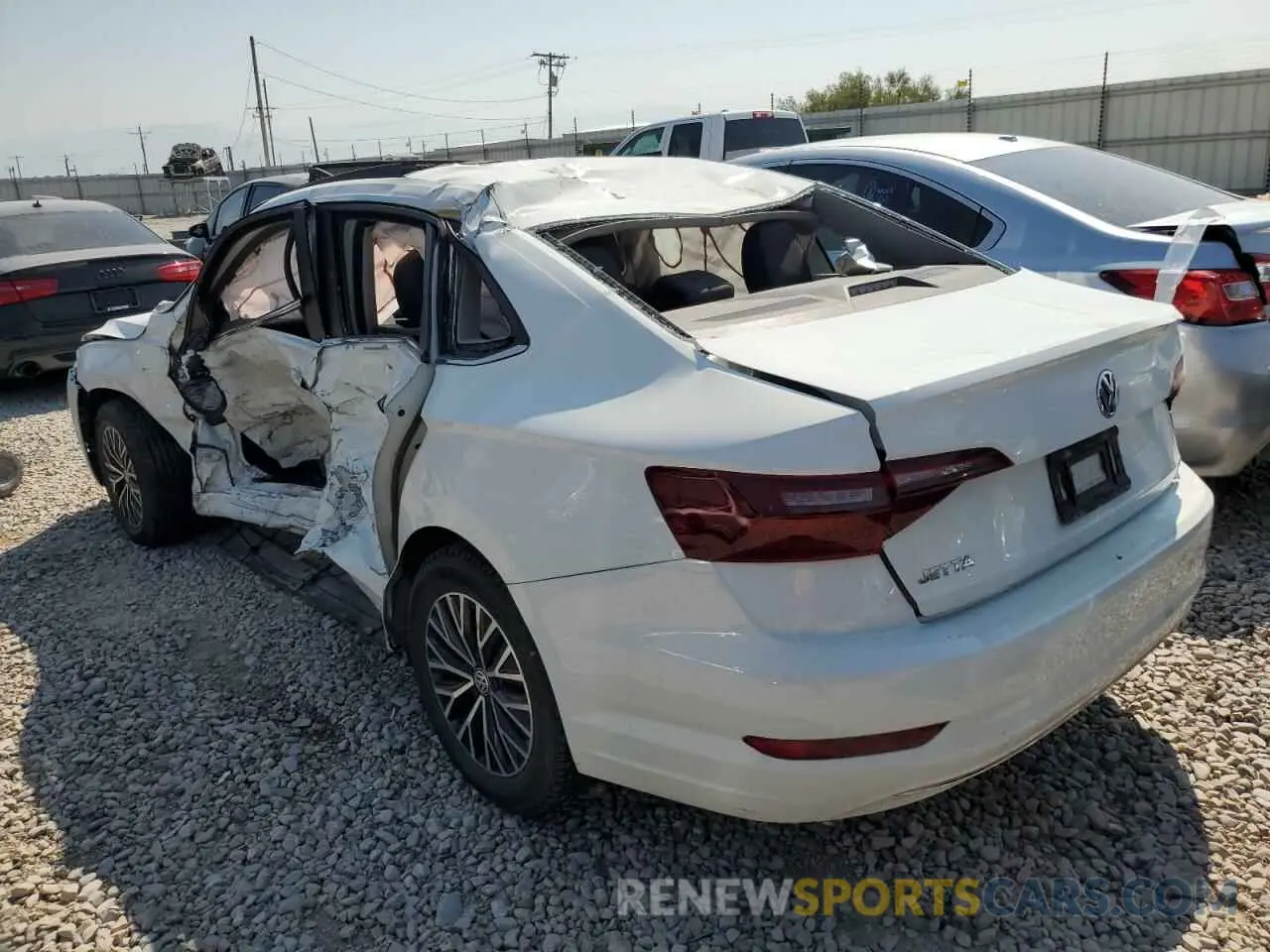 2 Photograph of a damaged car 3VWCB7BU1LM065793 VOLKSWAGEN JETTA 2020