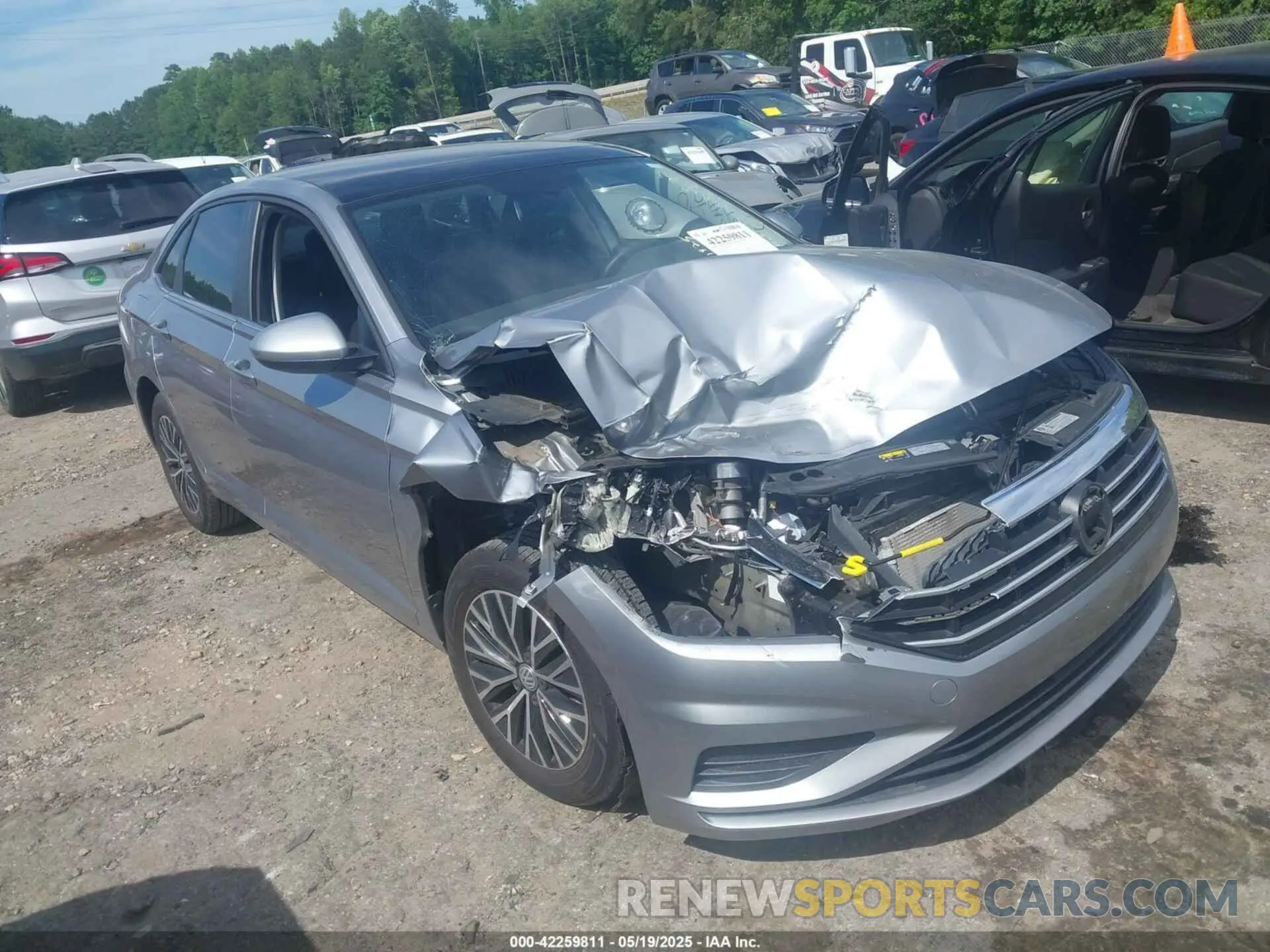 1 Photograph of a damaged car 3VWCB7BU3LM003750 VOLKSWAGEN JETTA 2020