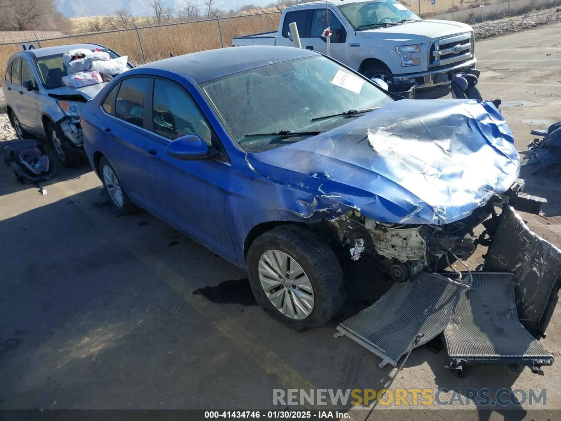 1 Photograph of a damaged car 3VWCB7BU4LM019228 VOLKSWAGEN JETTA 2020