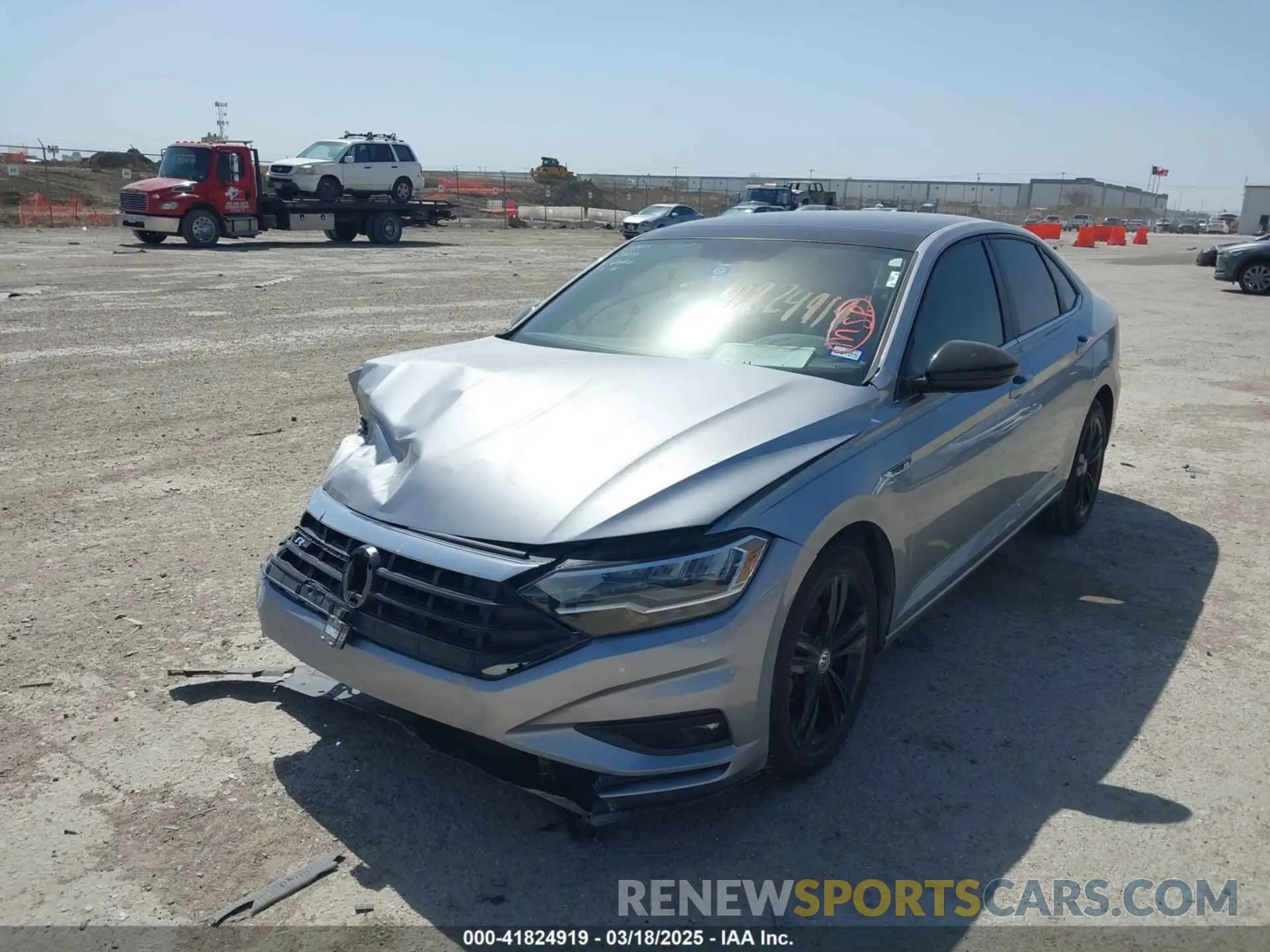 2 Photograph of a damaged car 3VWCB7BU5LM014734 VOLKSWAGEN JETTA 2020