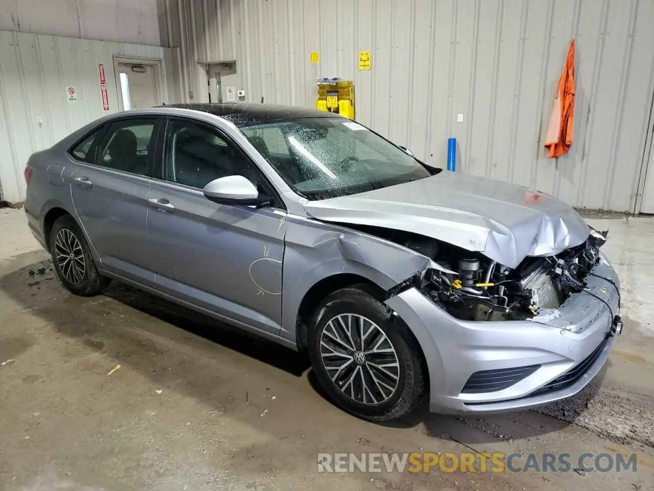 4 Photograph of a damaged car 3VWCB7BU6LM043756 VOLKSWAGEN JETTA 2020