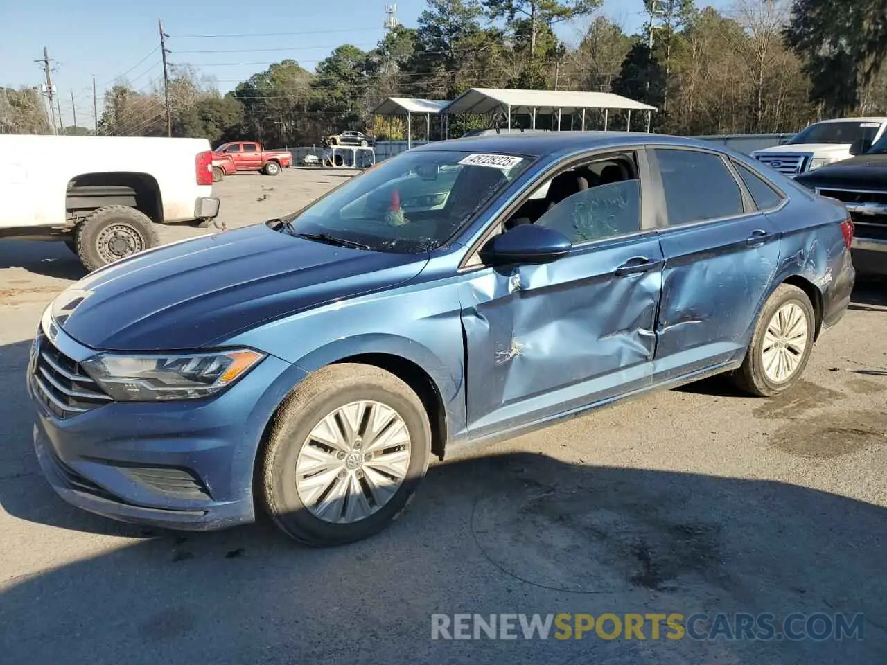 1 Photograph of a damaged car 3VWCB7BU8LM031334 VOLKSWAGEN JETTA 2020