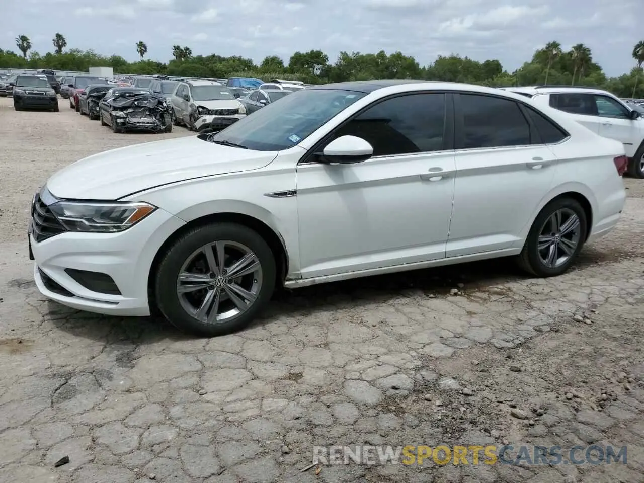 1 Photograph of a damaged car 3VWCB7BU8LM036176 VOLKSWAGEN JETTA 2020