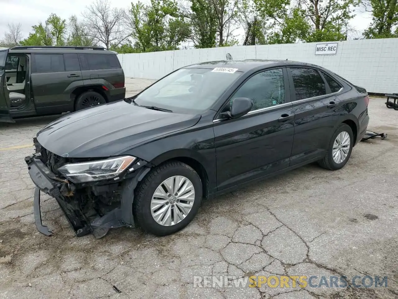1 Photograph of a damaged car 3VWCB7BU8LM077309 VOLKSWAGEN JETTA 2020