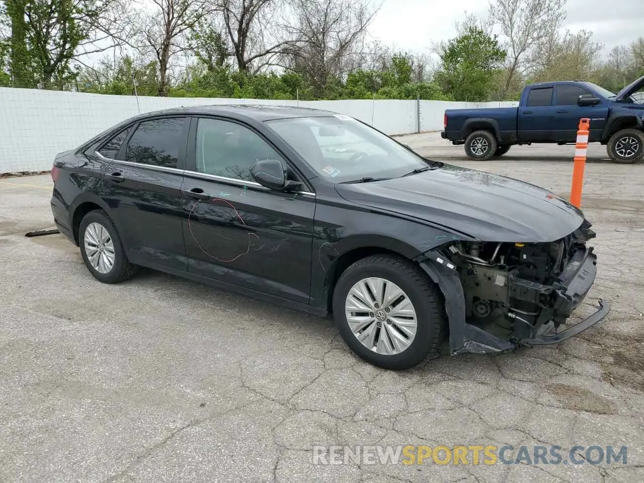4 Photograph of a damaged car 3VWCB7BU8LM077309 VOLKSWAGEN JETTA 2020