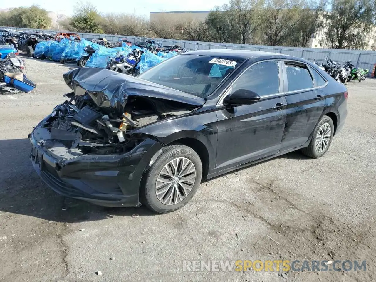 1 Photograph of a damaged car 3VWCB7BU9LM008029 VOLKSWAGEN JETTA 2020