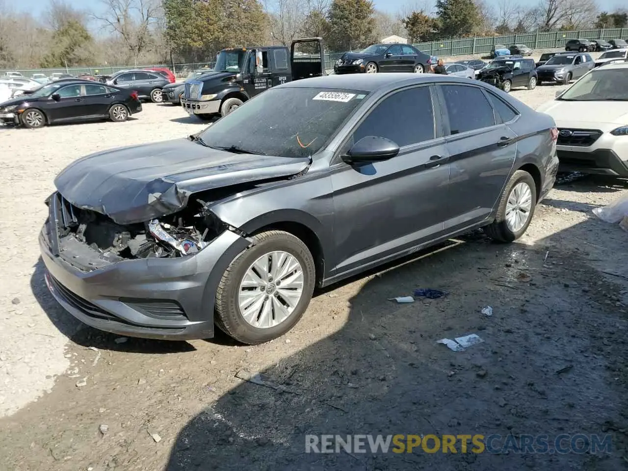 1 Photograph of a damaged car 3VWCB7BU9LM037577 VOLKSWAGEN JETTA 2020