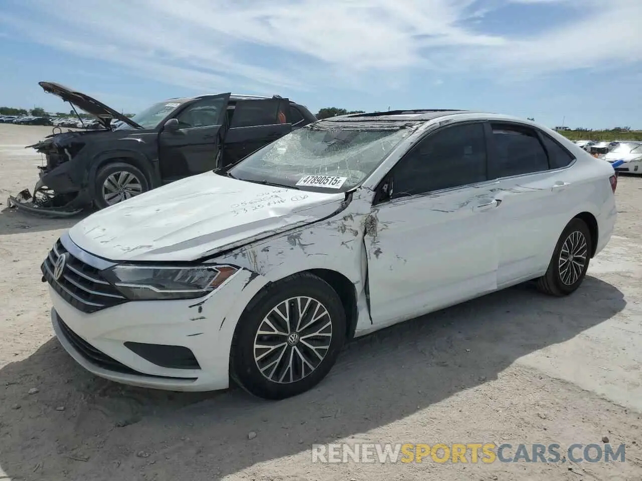 1 Photograph of a damaged car 3VWCB7BU9LM056209 VOLKSWAGEN JETTA 2020
