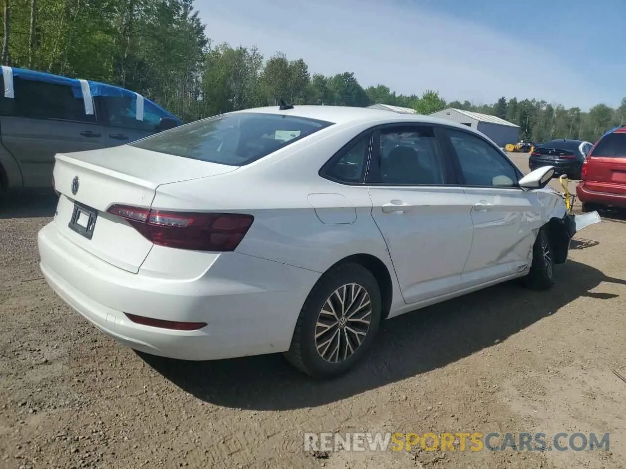 3 Фотография поврежденного автомобиля 3VWEB7BU3LM021397 VOLKSWAGEN JETTA 2020