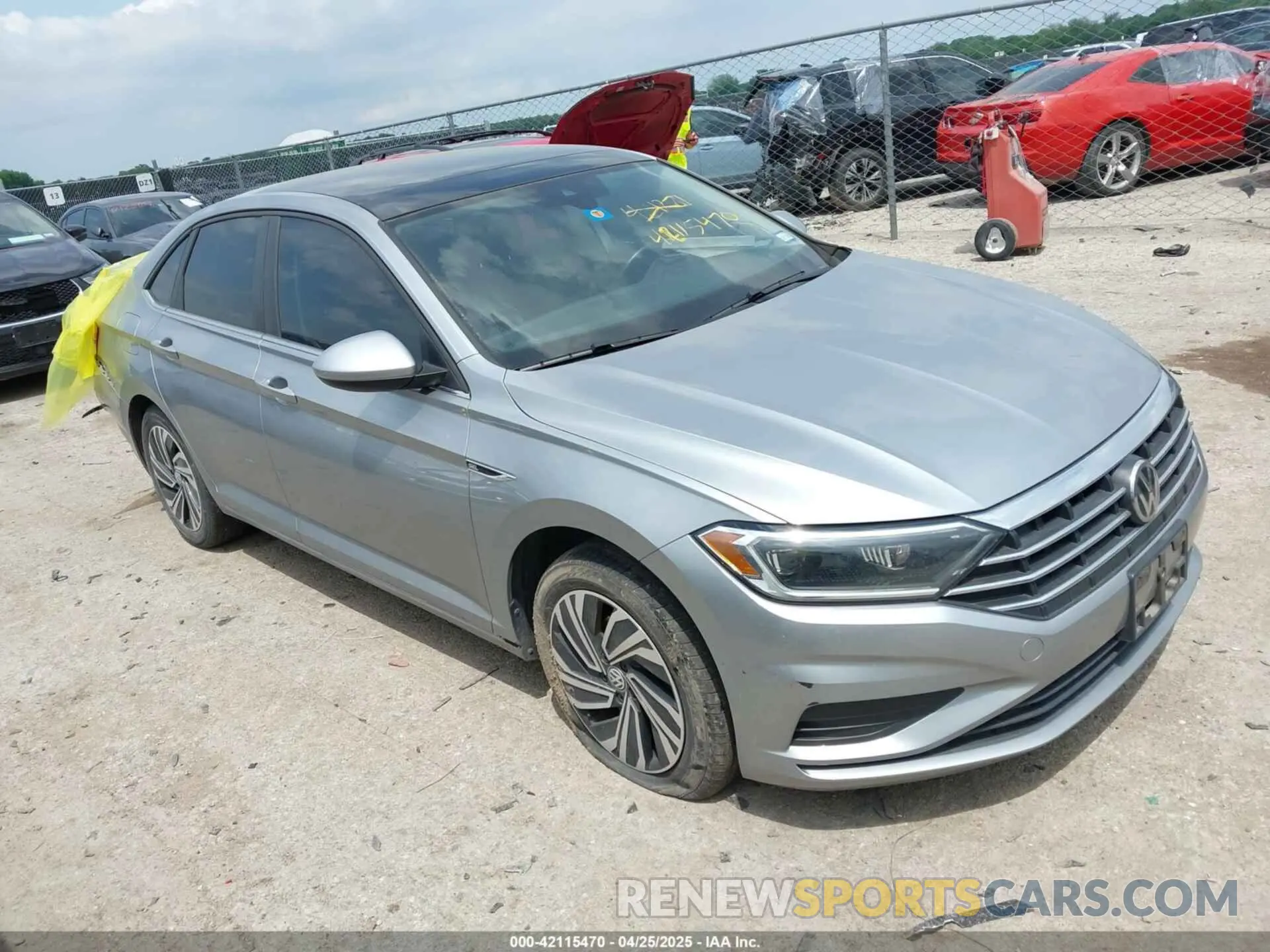 1 Photograph of a damaged car 3VWEB7BU4LM010179 VOLKSWAGEN JETTA 2020