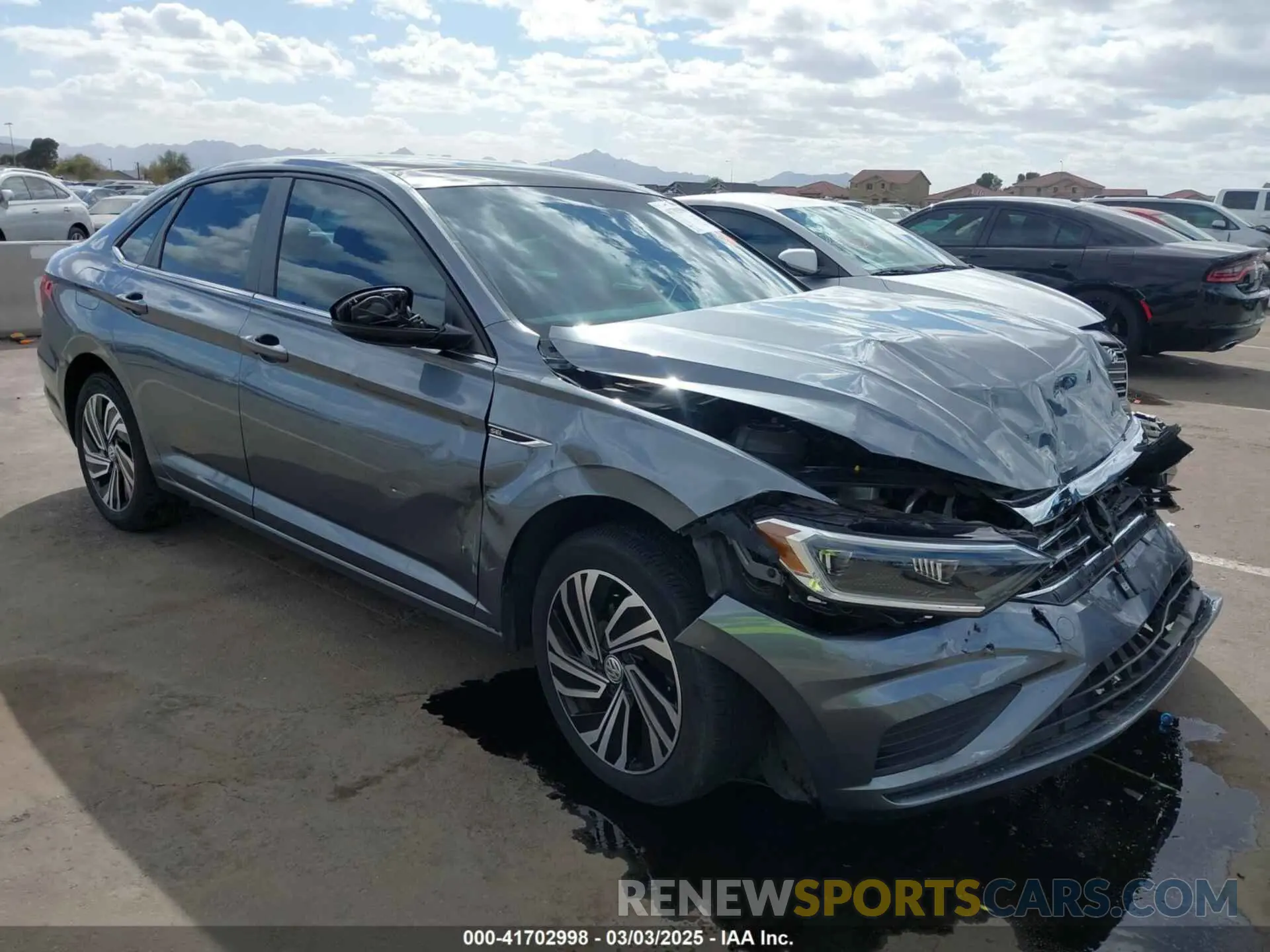 1 Photograph of a damaged car 3VWEB7BU8LM010315 VOLKSWAGEN JETTA 2020