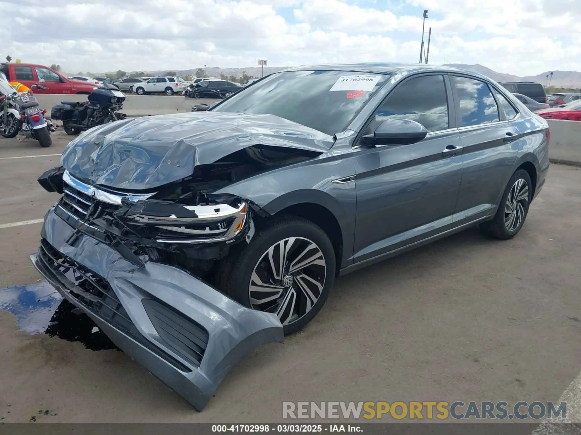 2 Photograph of a damaged car 3VWEB7BU8LM010315 VOLKSWAGEN JETTA 2020