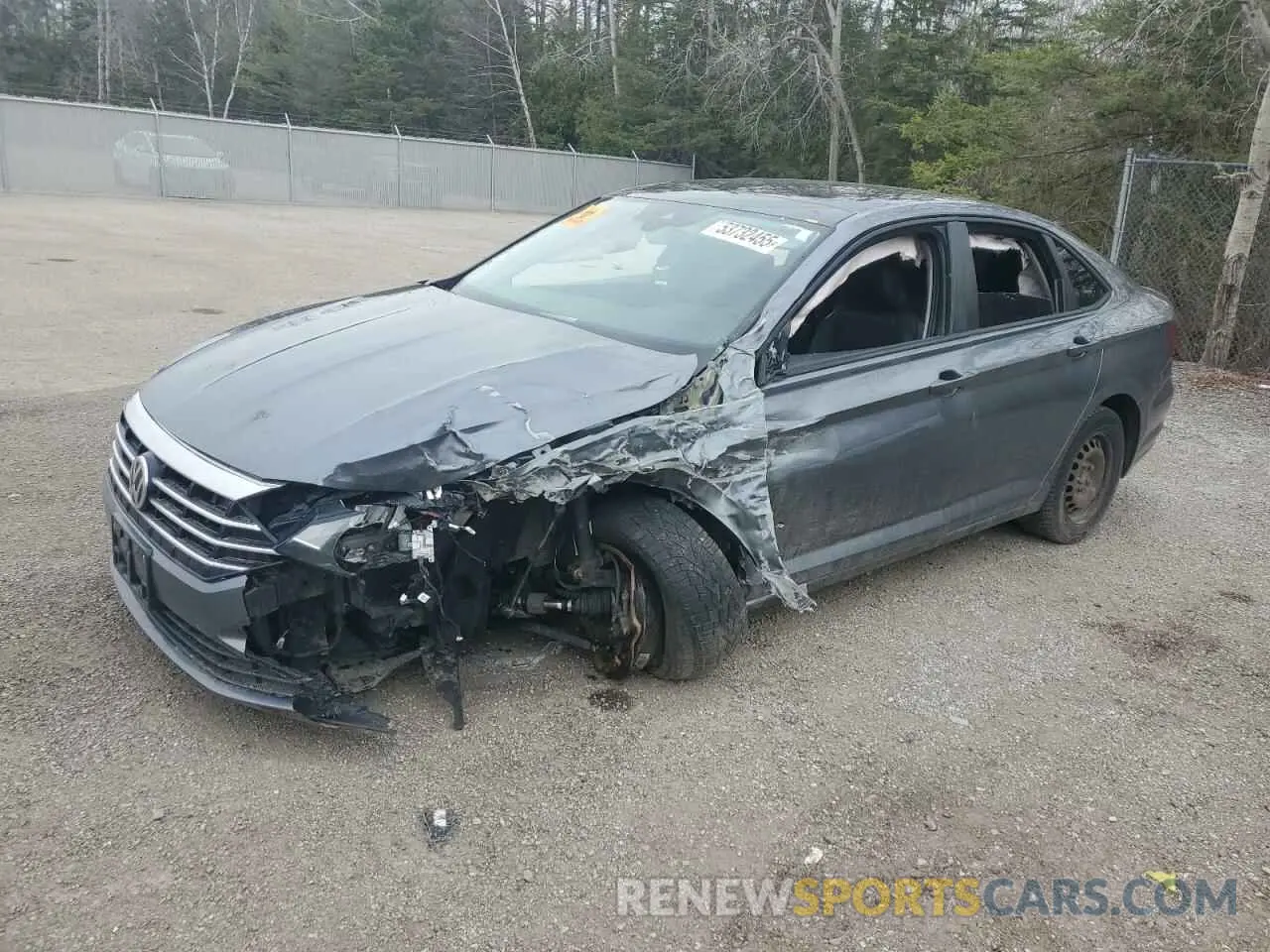 1 Photograph of a damaged car 3VWEB7BUXLM059645 VOLKSWAGEN JETTA 2020