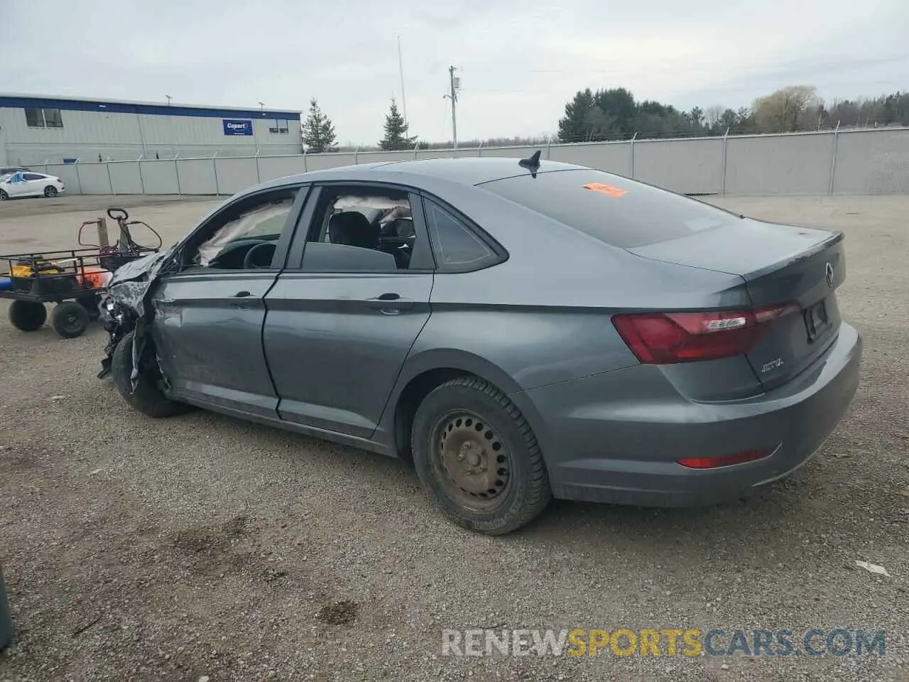 2 Photograph of a damaged car 3VWEB7BUXLM059645 VOLKSWAGEN JETTA 2020