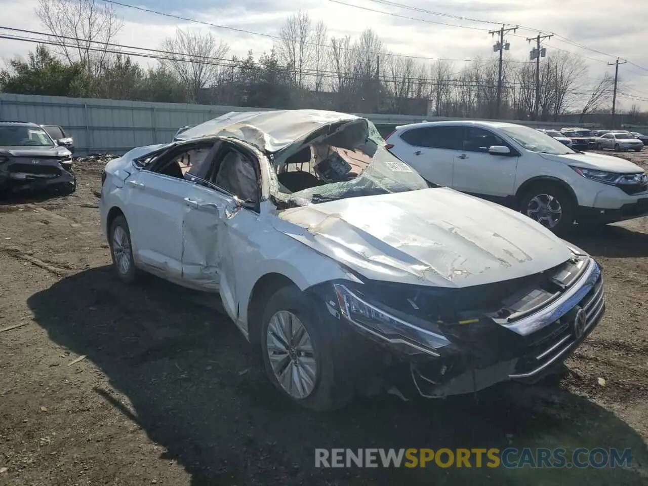 4 Фотография поврежденного автомобиля 3VWN57BU1LM050548 VOLKSWAGEN JETTA 2020