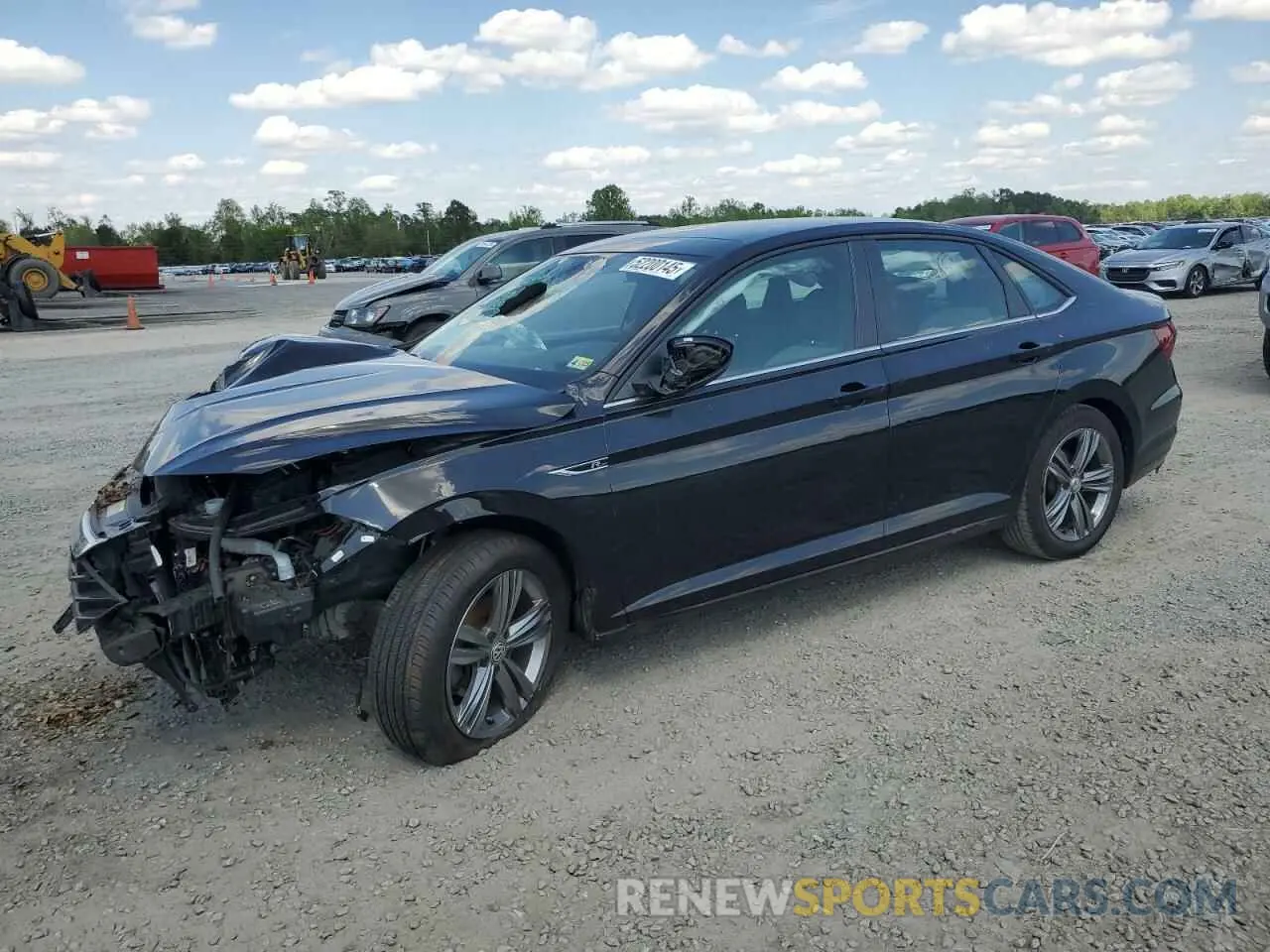1 Photograph of a damaged car 3VWN57BU2LM091593 VOLKSWAGEN JETTA 2020
