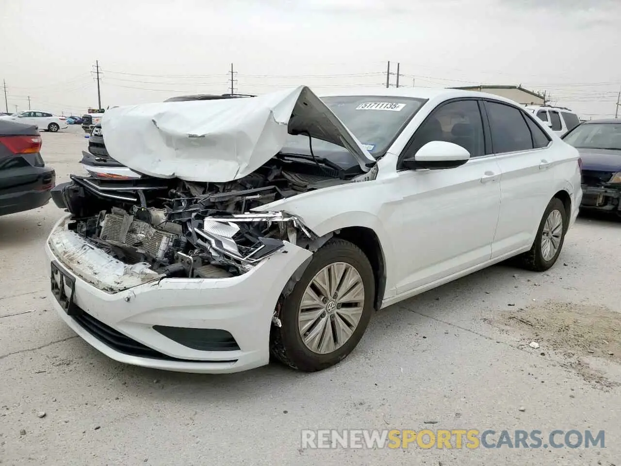1 Photograph of a damaged car 3VWN57BU3LM073507 VOLKSWAGEN JETTA 2020