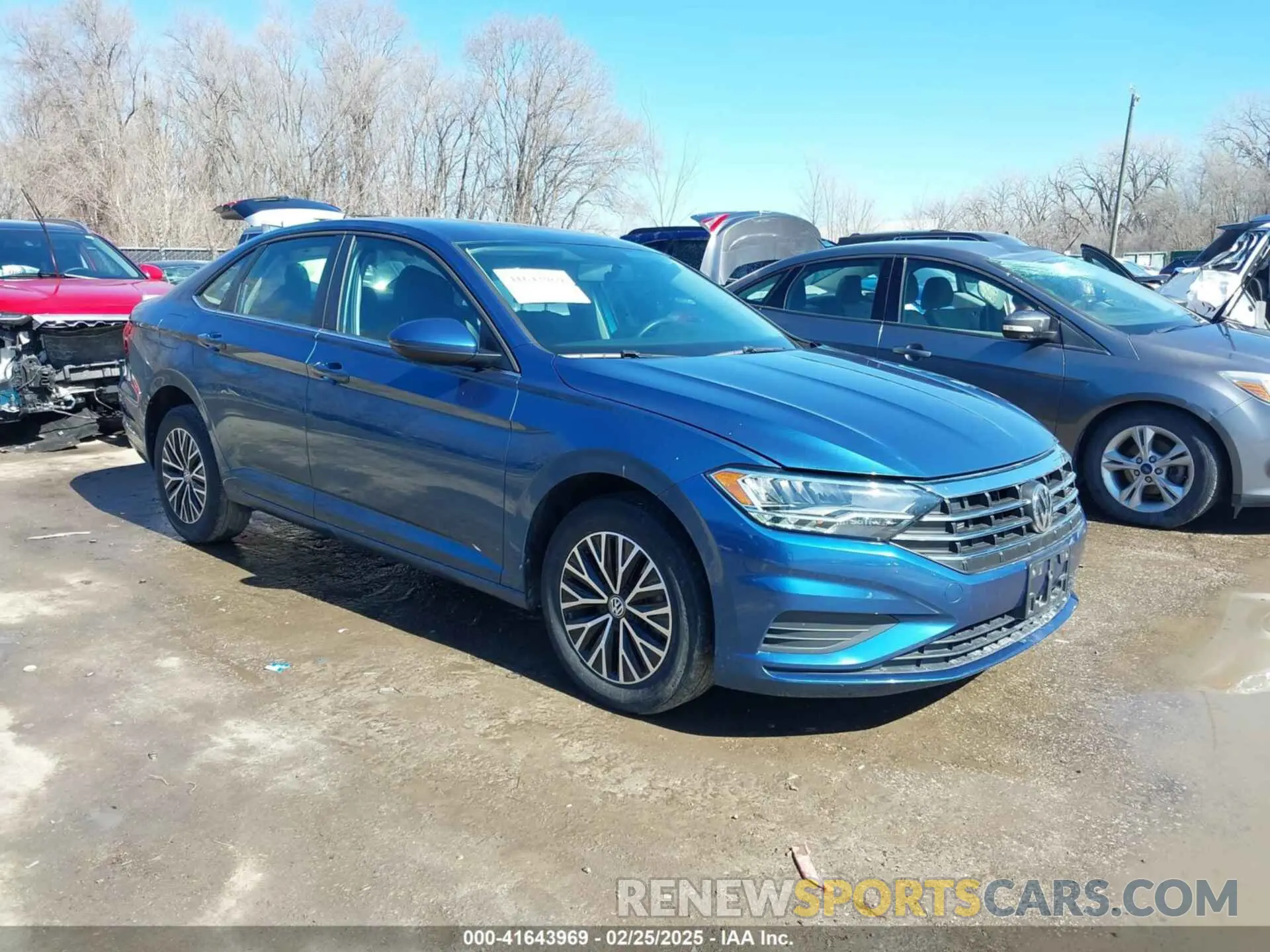 1 Photograph of a damaged car 3VWC57BU0MM009093 VOLKSWAGEN JETTA 2021