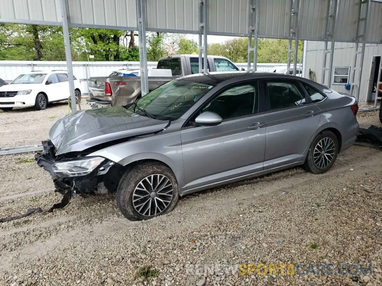 1 Фотография поврежденного автомобиля 3VWC57BU0MM017999 VOLKSWAGEN JETTA 2021