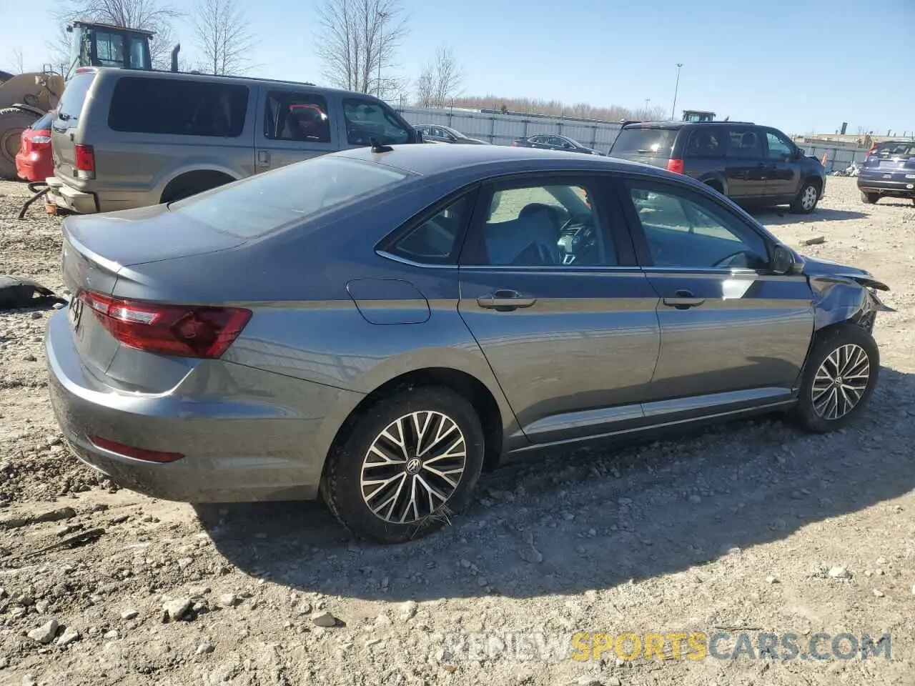 3 Фотография поврежденного автомобиля 3VWC57BU0MM071464 VOLKSWAGEN JETTA 2021