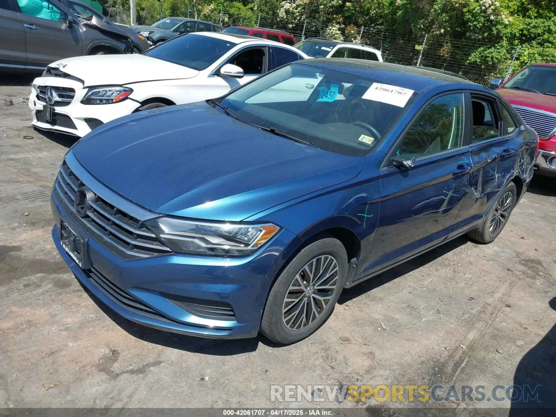 2 Фотография поврежденного автомобиля 3VWC57BU0MM085204 VOLKSWAGEN JETTA 2021