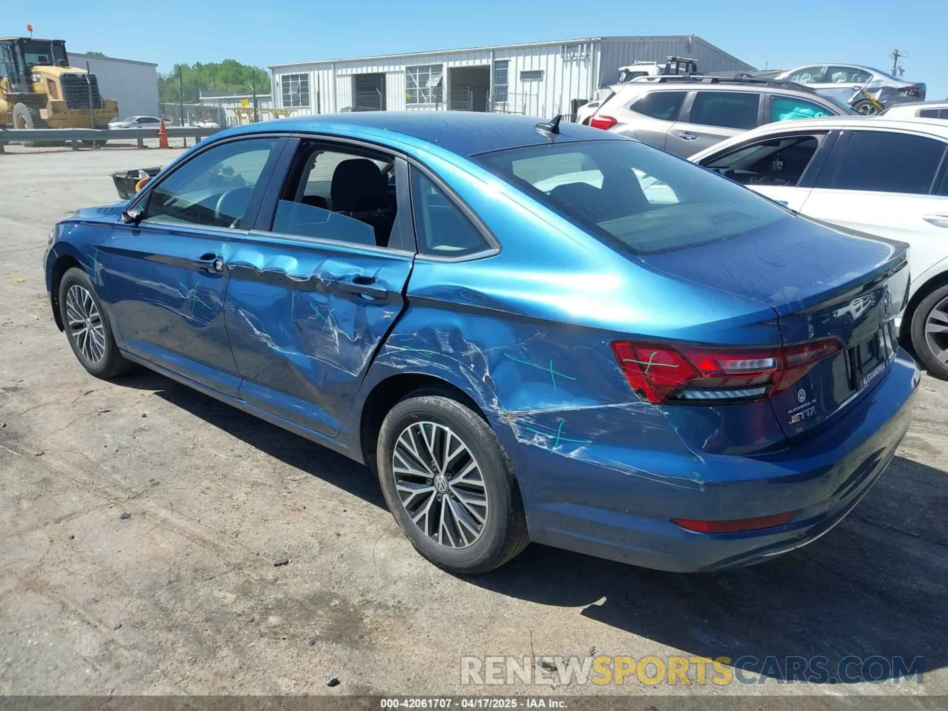 3 Фотография поврежденного автомобиля 3VWC57BU0MM085204 VOLKSWAGEN JETTA 2021