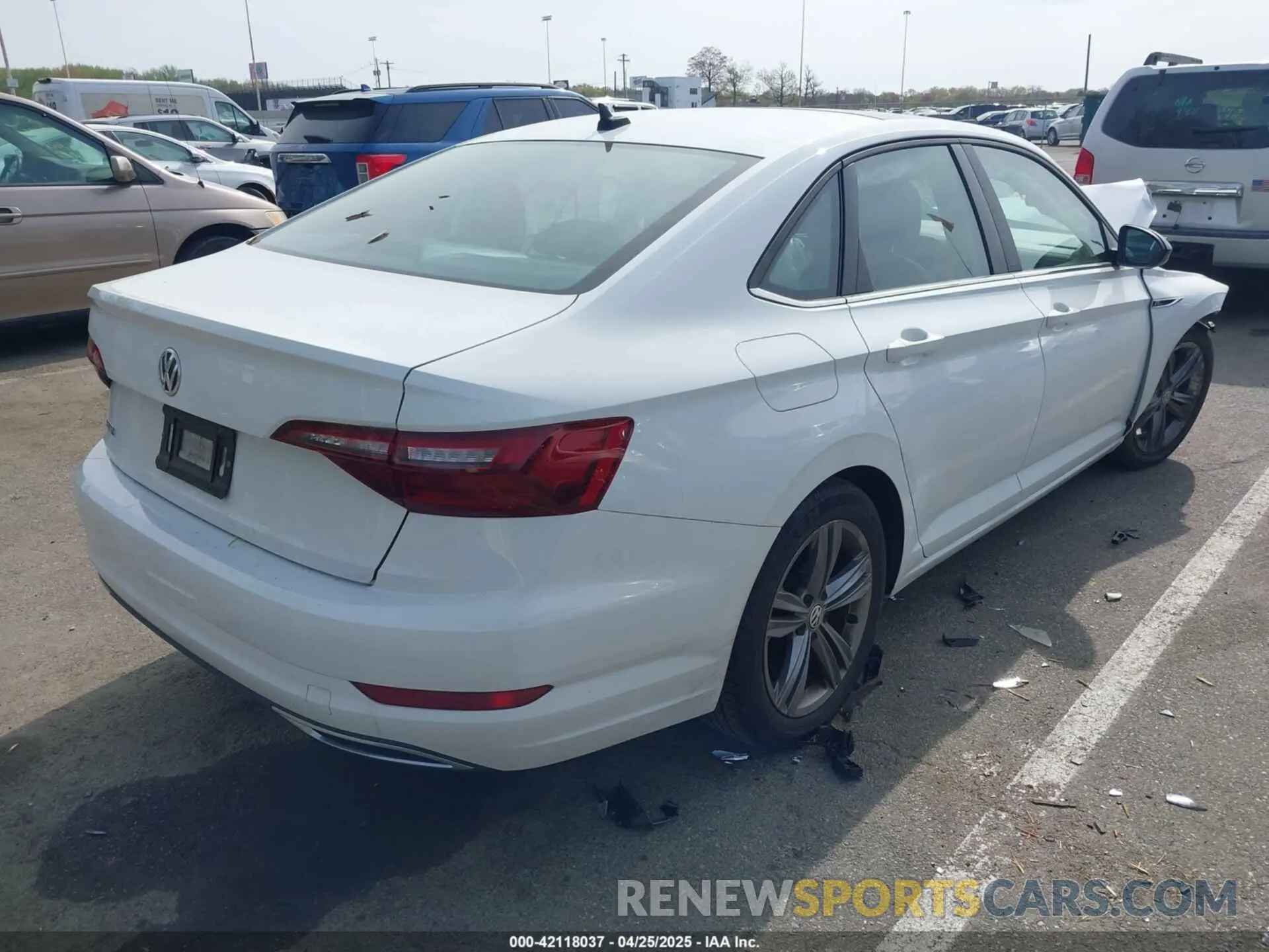 4 Фотография поврежденного автомобиля 3VWC57BU1MM007417 VOLKSWAGEN JETTA 2021