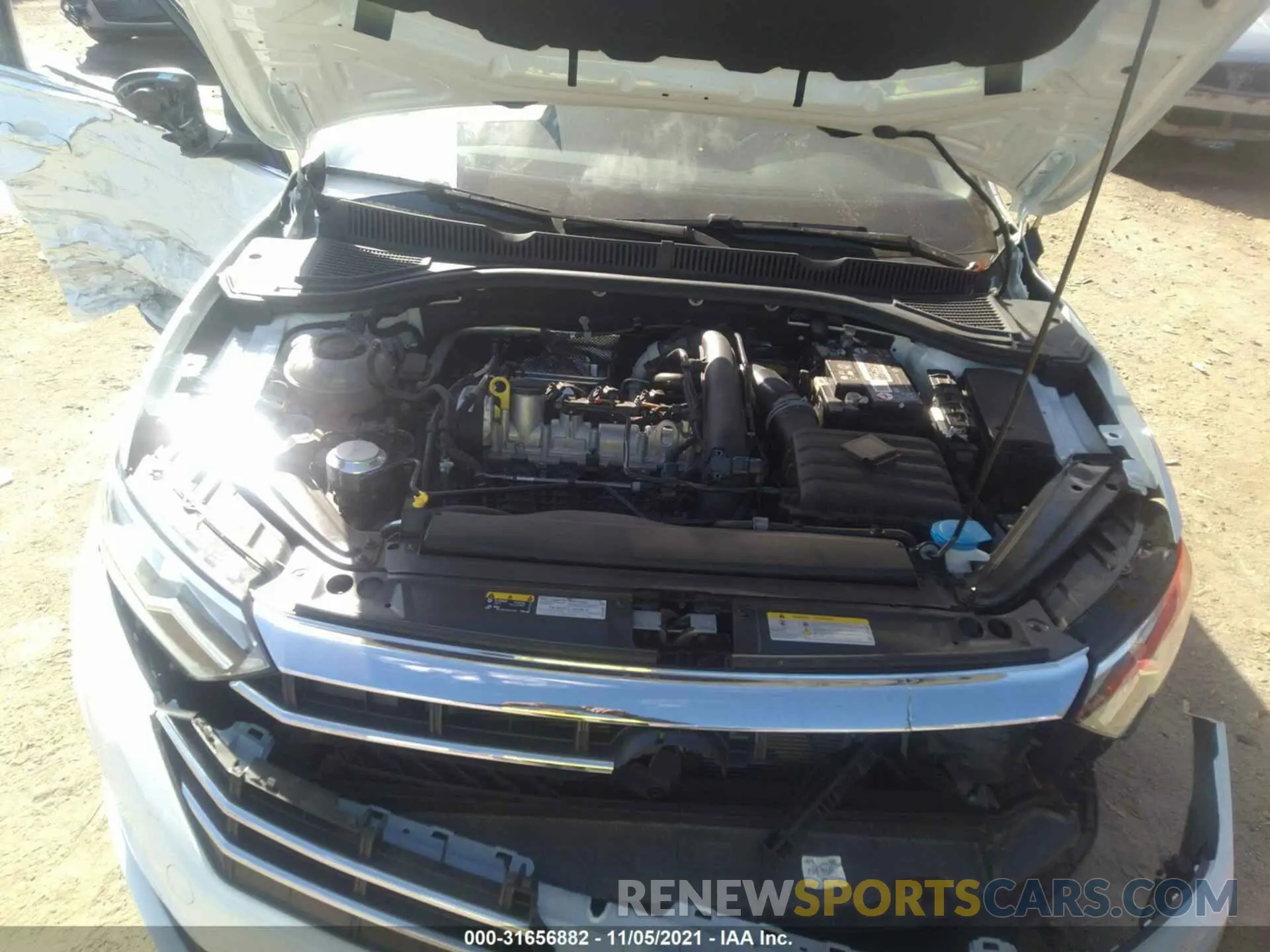 10 Фотография поврежденного автомобиля 3VWC57BU1MM017025 VOLKSWAGEN JETTA 2021