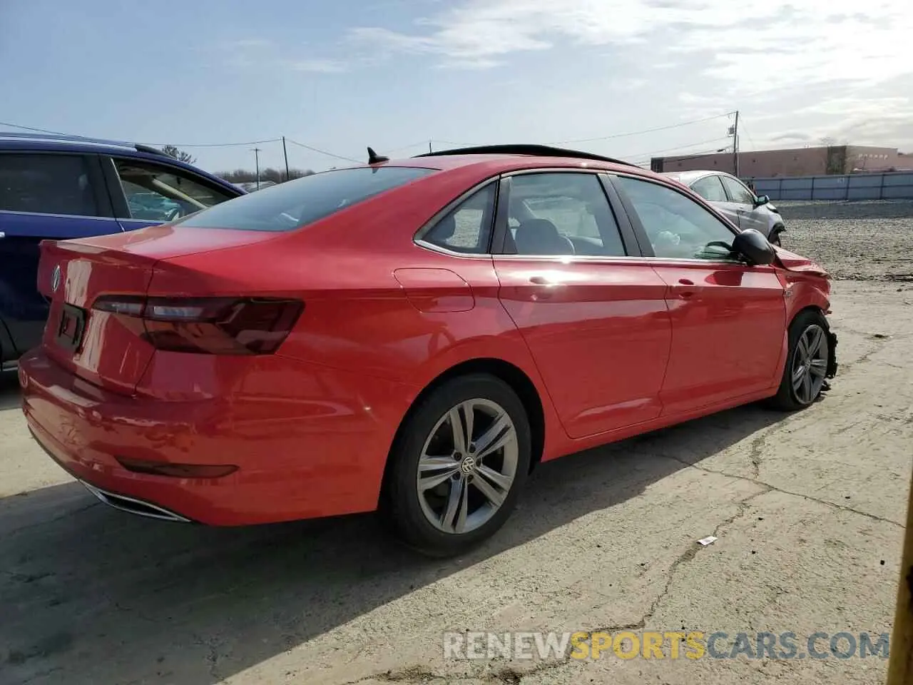 3 Фотография поврежденного автомобиля 3VWC57BU1MM017462 VOLKSWAGEN JETTA 2021
