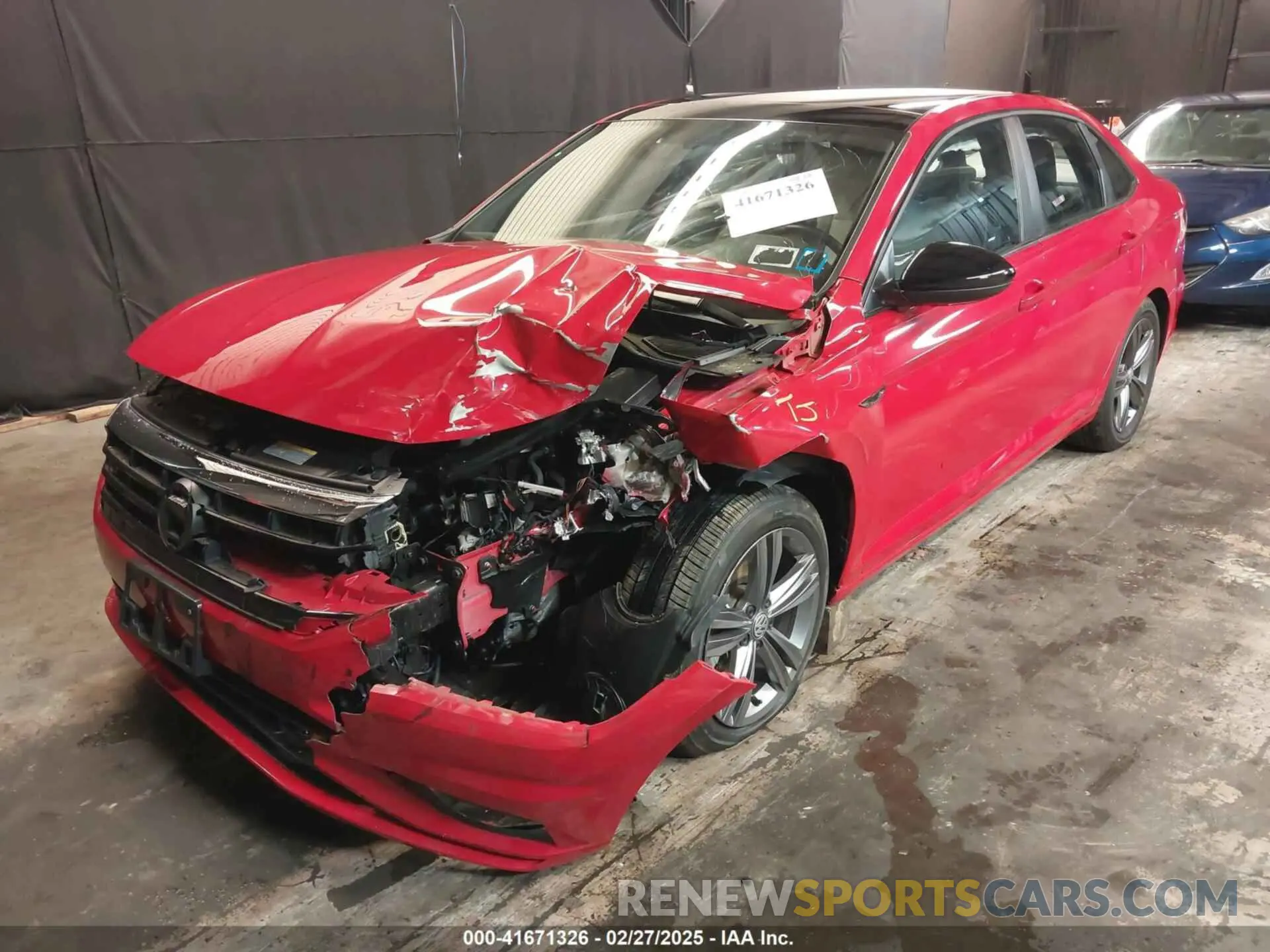2 Photograph of a damaged car 3VWC57BU1MM048453 VOLKSWAGEN JETTA 2021