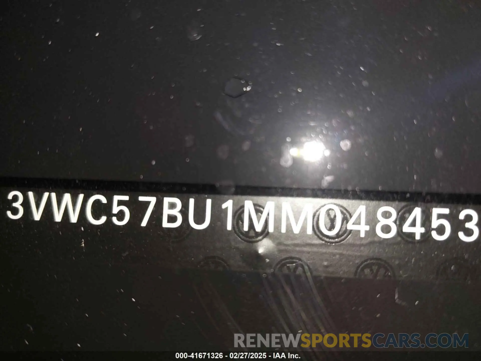 20 Photograph of a damaged car 3VWC57BU1MM048453 VOLKSWAGEN JETTA 2021