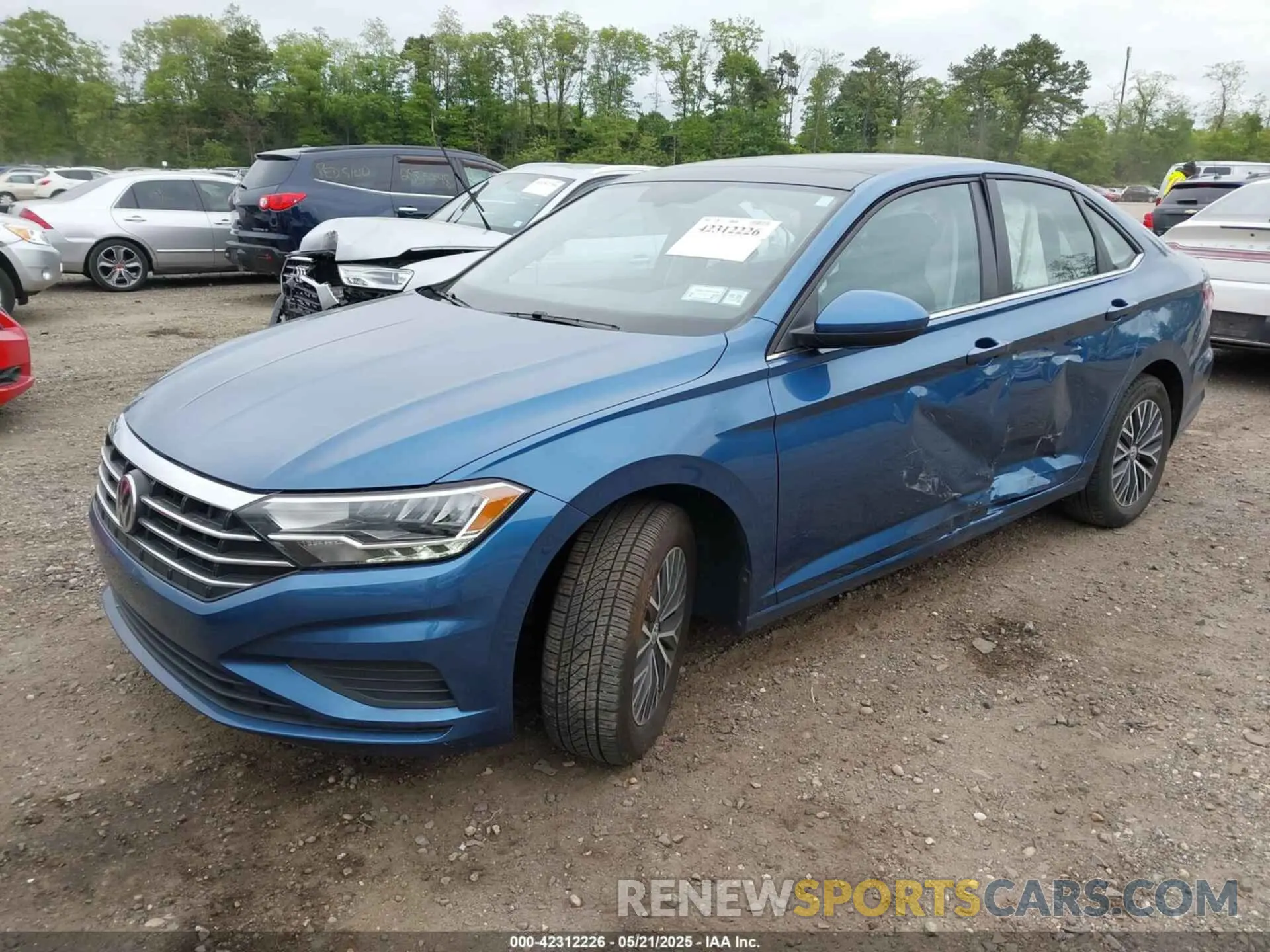 2 Фотография поврежденного автомобиля 3VWC57BU1MM070677 VOLKSWAGEN JETTA 2021