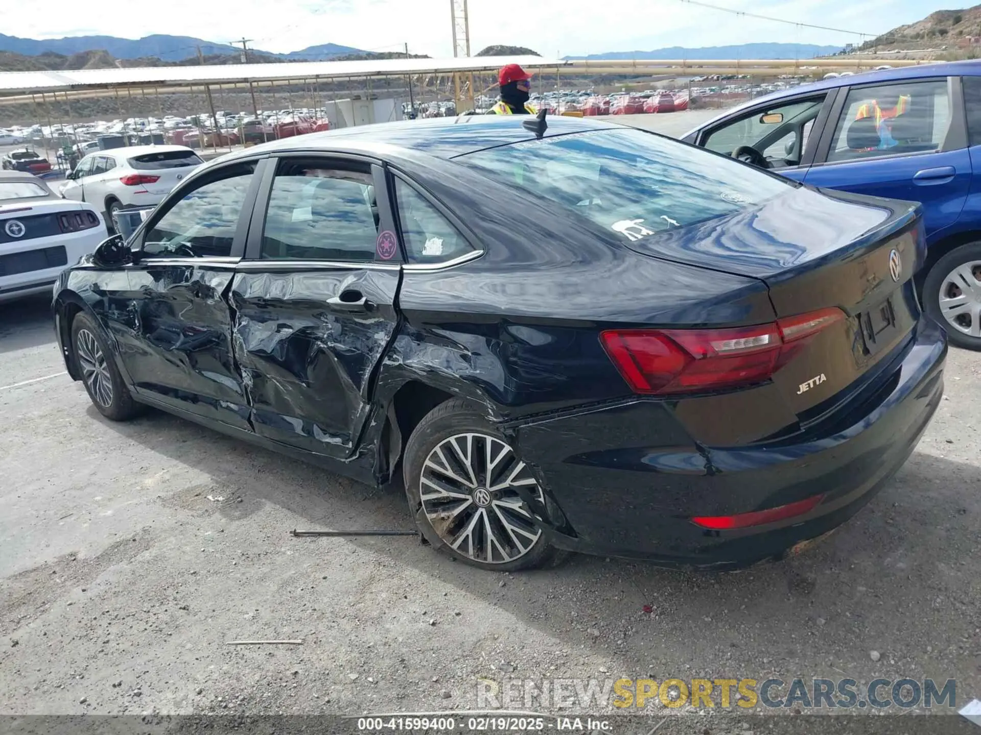 3 Фотография поврежденного автомобиля 3VWC57BU1MM095689 VOLKSWAGEN JETTA 2021