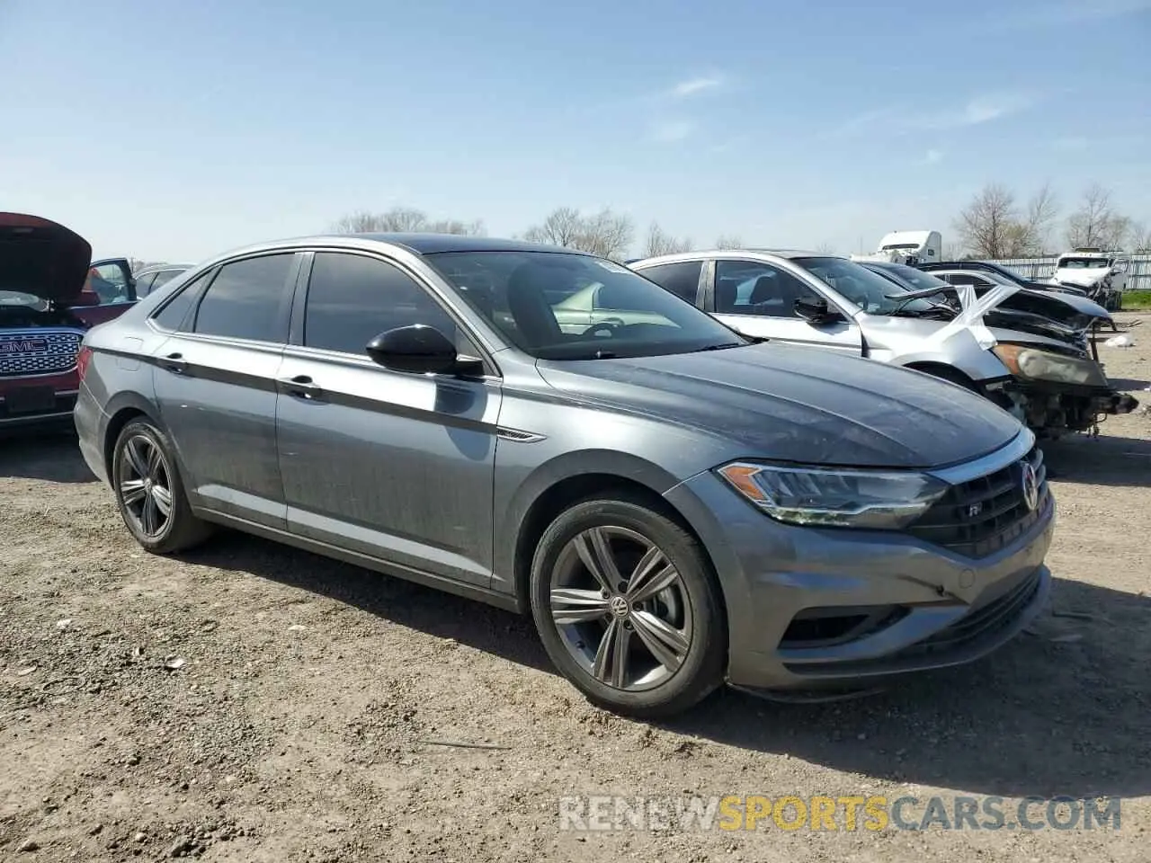 4 Фотография поврежденного автомобиля 3VWC57BU1MM098964 VOLKSWAGEN JETTA 2021