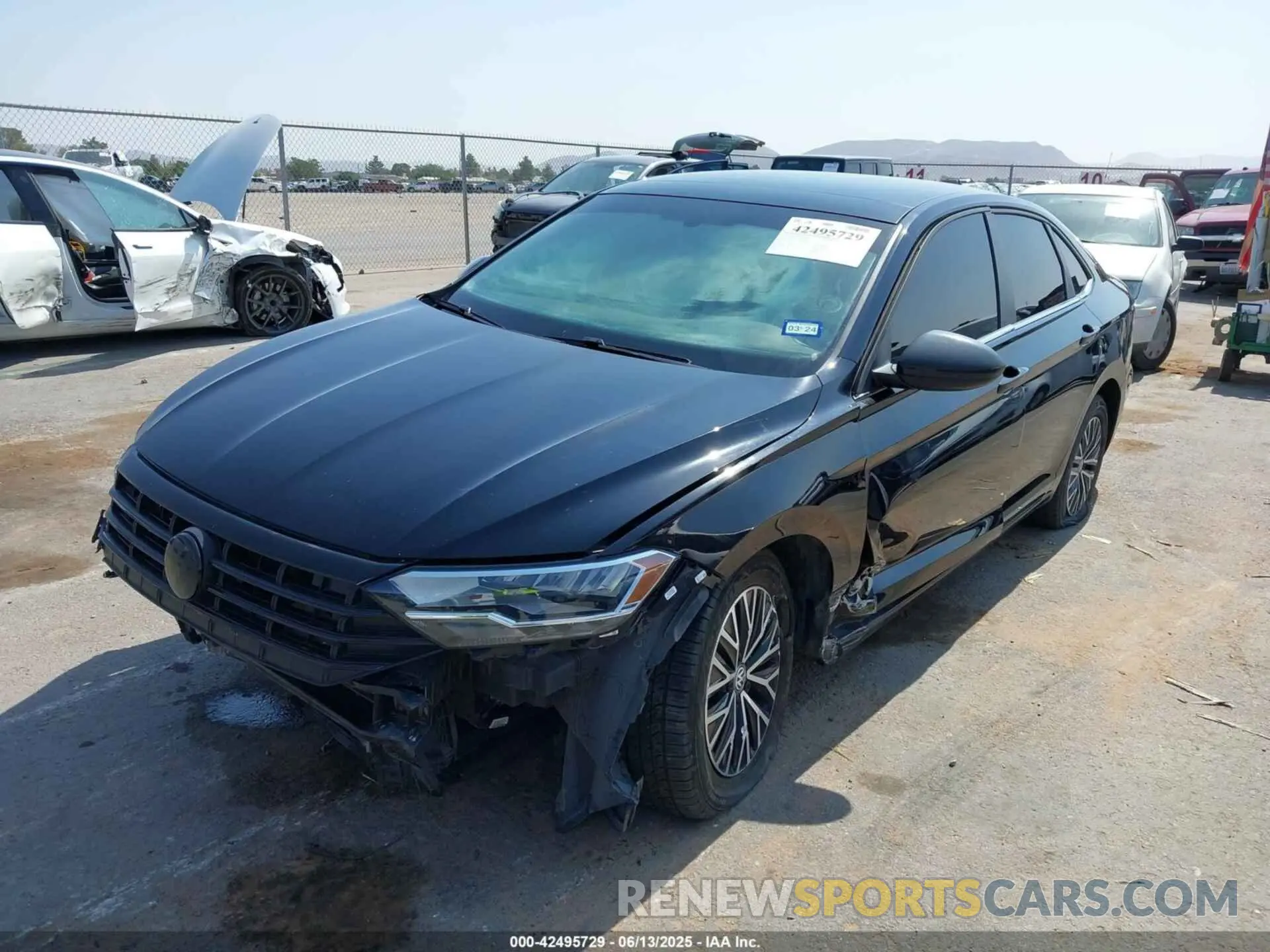 2 Photograph of a damaged car 3VWC57BU2MM001996 VOLKSWAGEN JETTA 2021