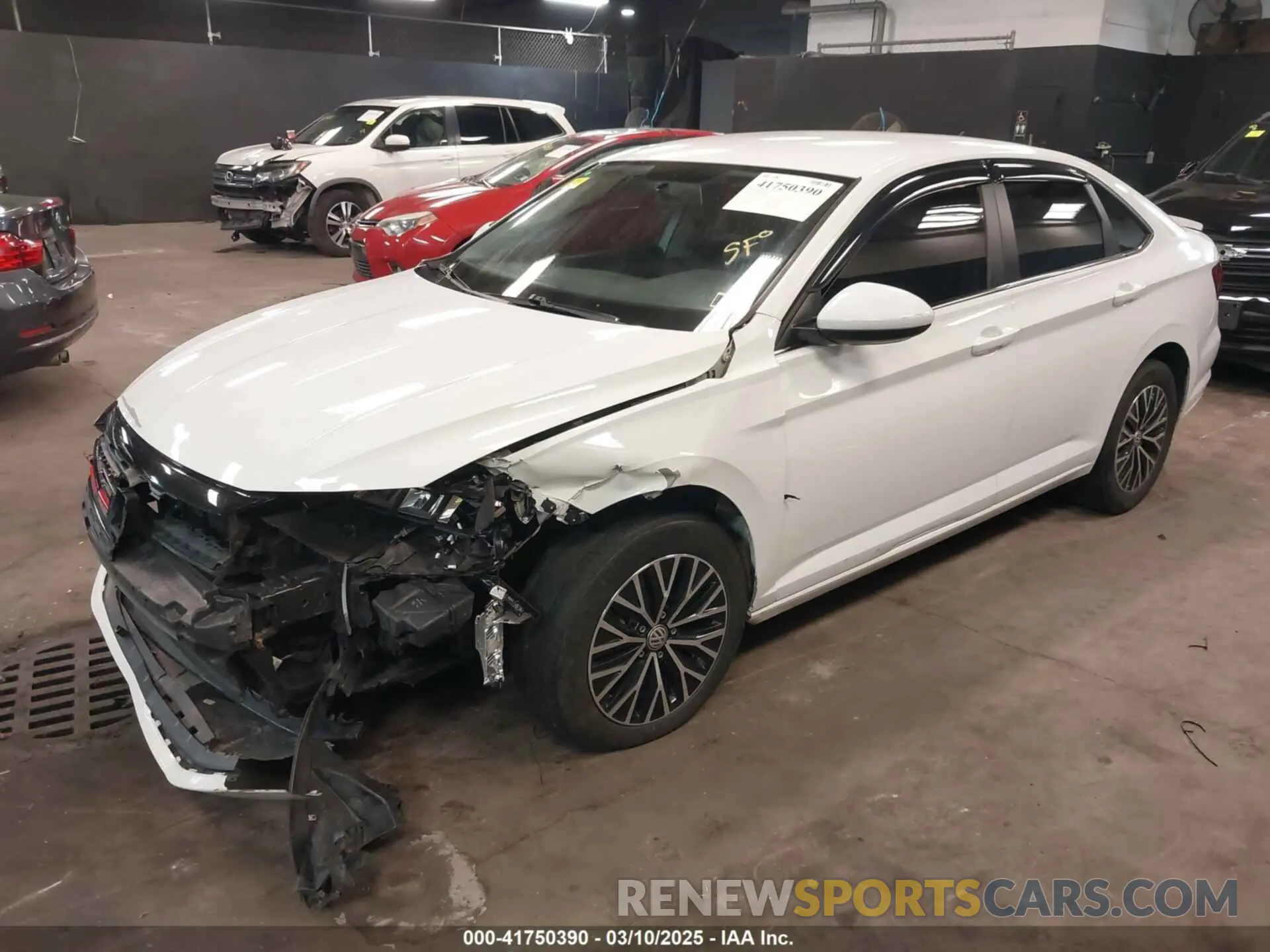 2 Фотография поврежденного автомобиля 3VWC57BU2MM012285 VOLKSWAGEN JETTA 2021