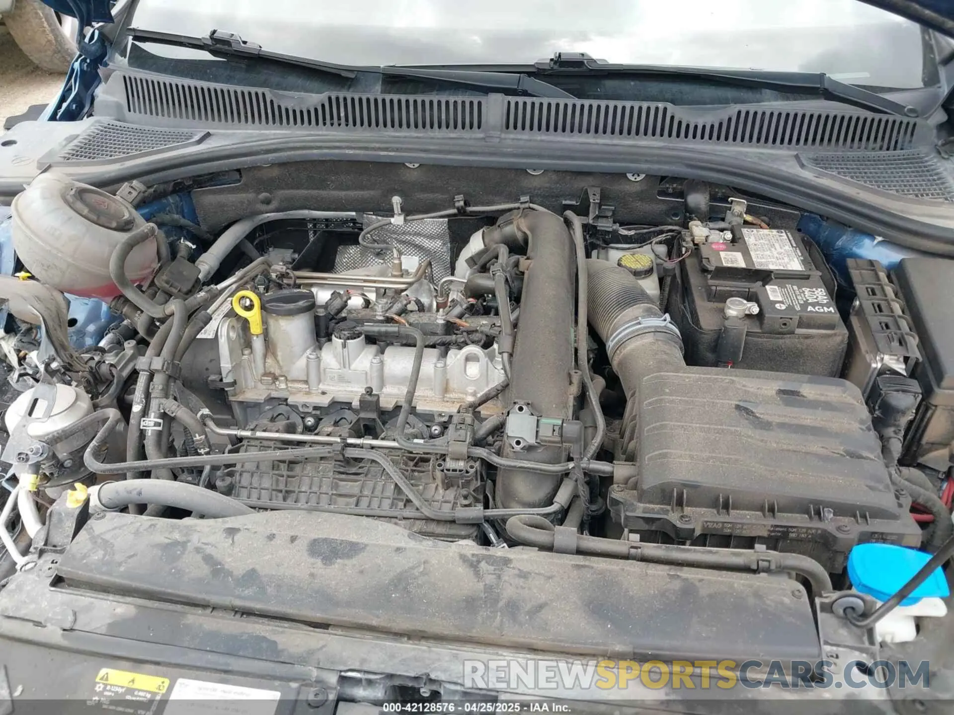 10 Фотография поврежденного автомобиля 3VWC57BU2MM025974 VOLKSWAGEN JETTA 2021