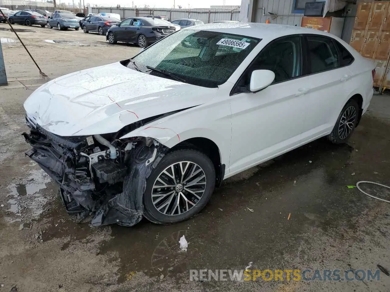 1 Фотография поврежденного автомобиля 3VWC57BU2MM042094 VOLKSWAGEN JETTA 2021