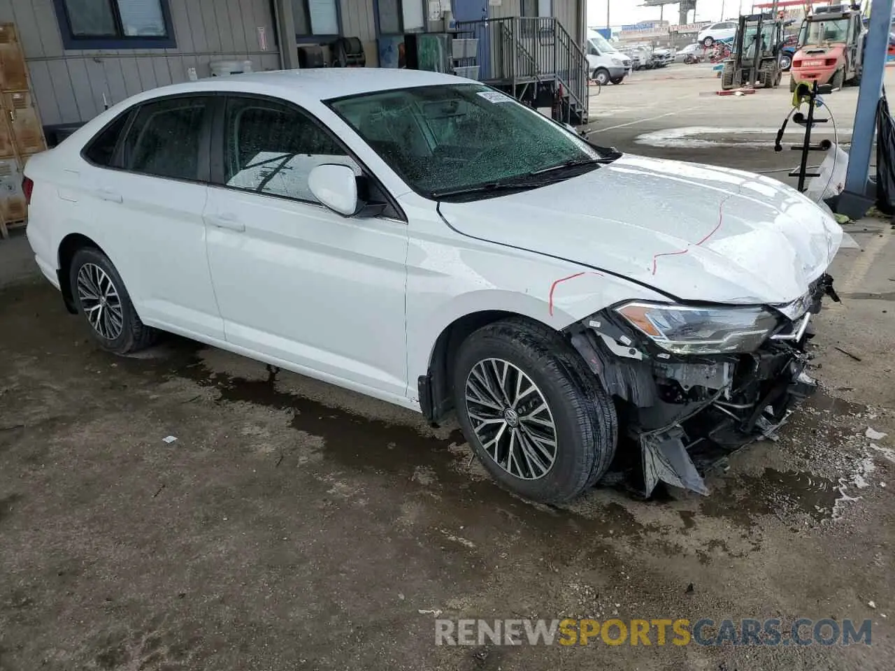 4 Фотография поврежденного автомобиля 3VWC57BU2MM042094 VOLKSWAGEN JETTA 2021